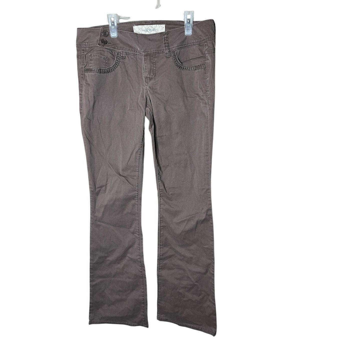 Other Vintage Freestyle Revolution Y2K Brown Low Rise Flare Pants Size 9 Size 34" / US 12 / IT 48 - 1 Thumbnail