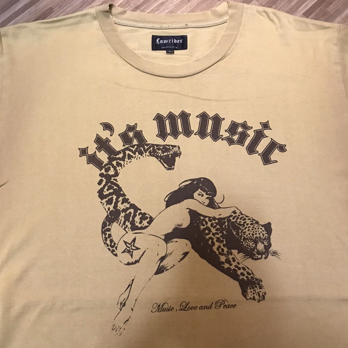 Japanese Brand × Vintage VINTAGE JAPANESE BRAND LOWRIDER IT’s MUSIC RARE TEE Size US L / EU 52-54 / 3 - 2 Thumbnail