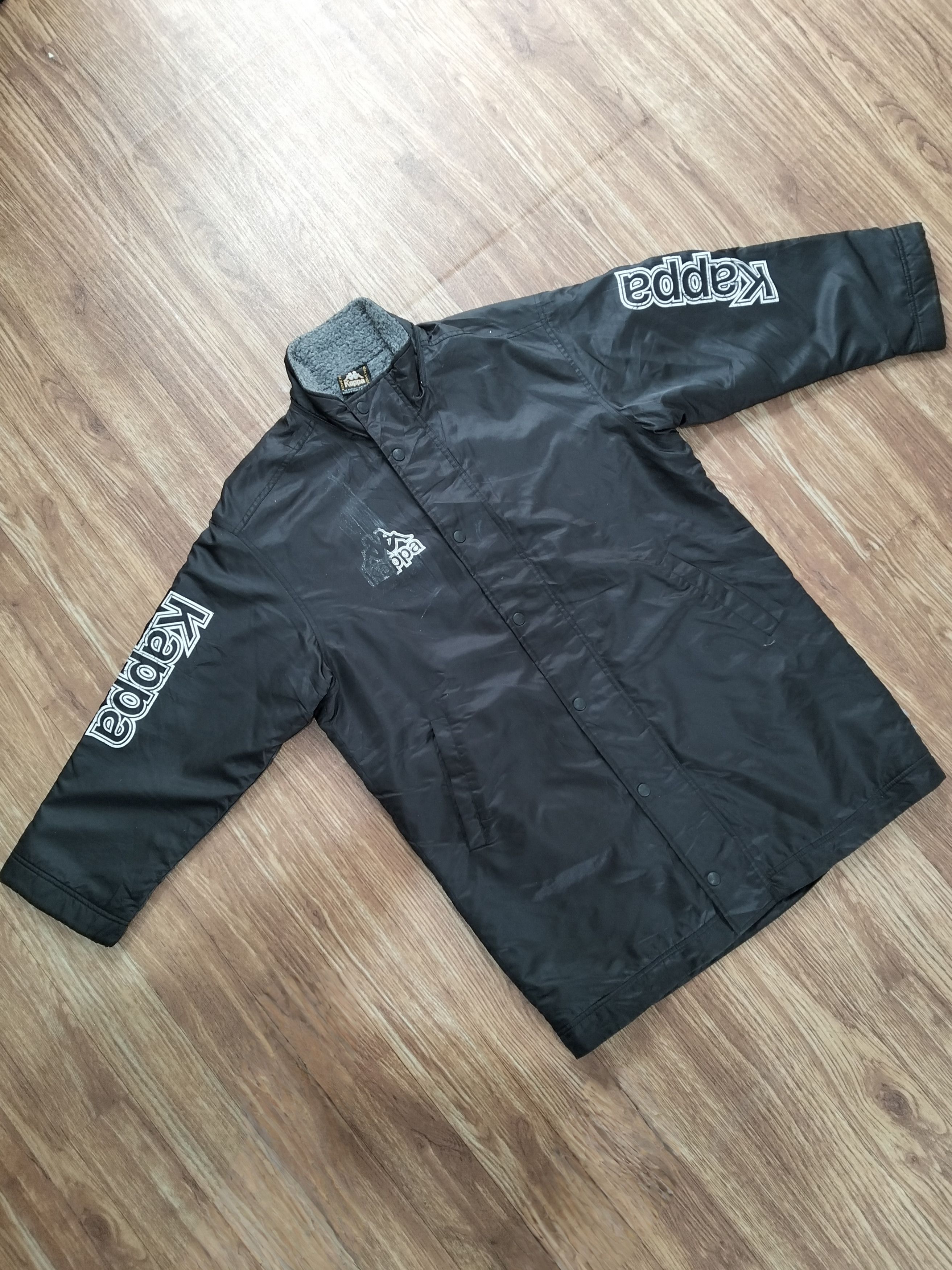 Kappa × Vintage 🔥 90s Kappa Sherpa Lined Big Logo Parka – Vintage 🔥 Size US XL / EU 56 / 4 - 2 Thumbnail