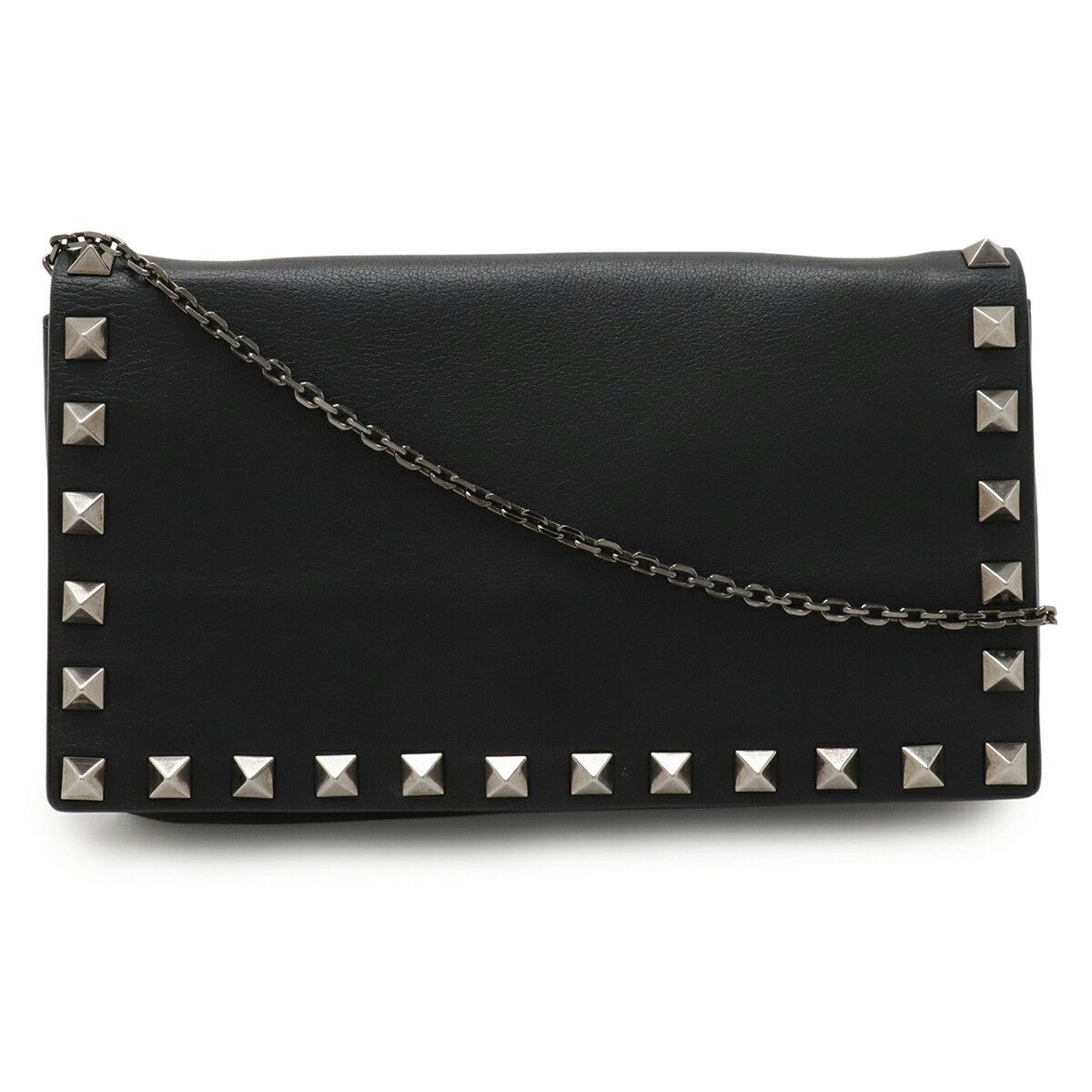 Valentino Valentino Valentino Garavani Rockstuds Leather Shoulder Bag Leather Shoulder Bag DUTY FREE for USA Size ONE SIZE - 1 Thumbnail