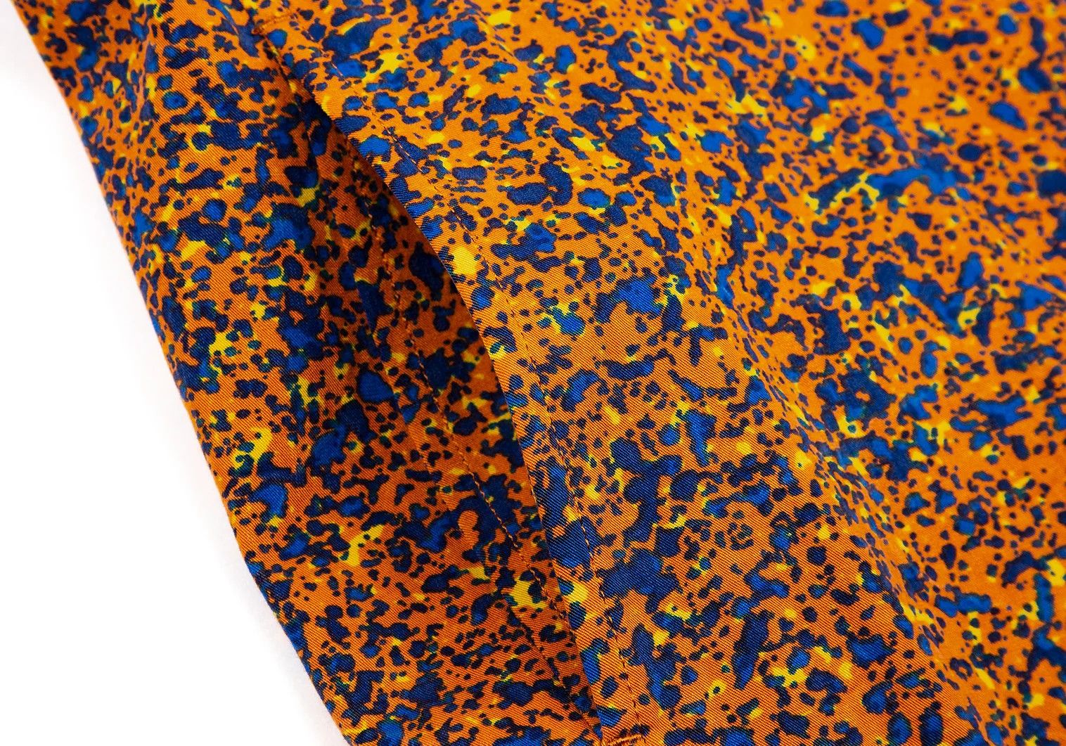 Issey Miyake Lyocell Cotton Marble Print B Jacket in Orange and Blue Size US S / EU 44-46 / 1 - 9 Thumbnail