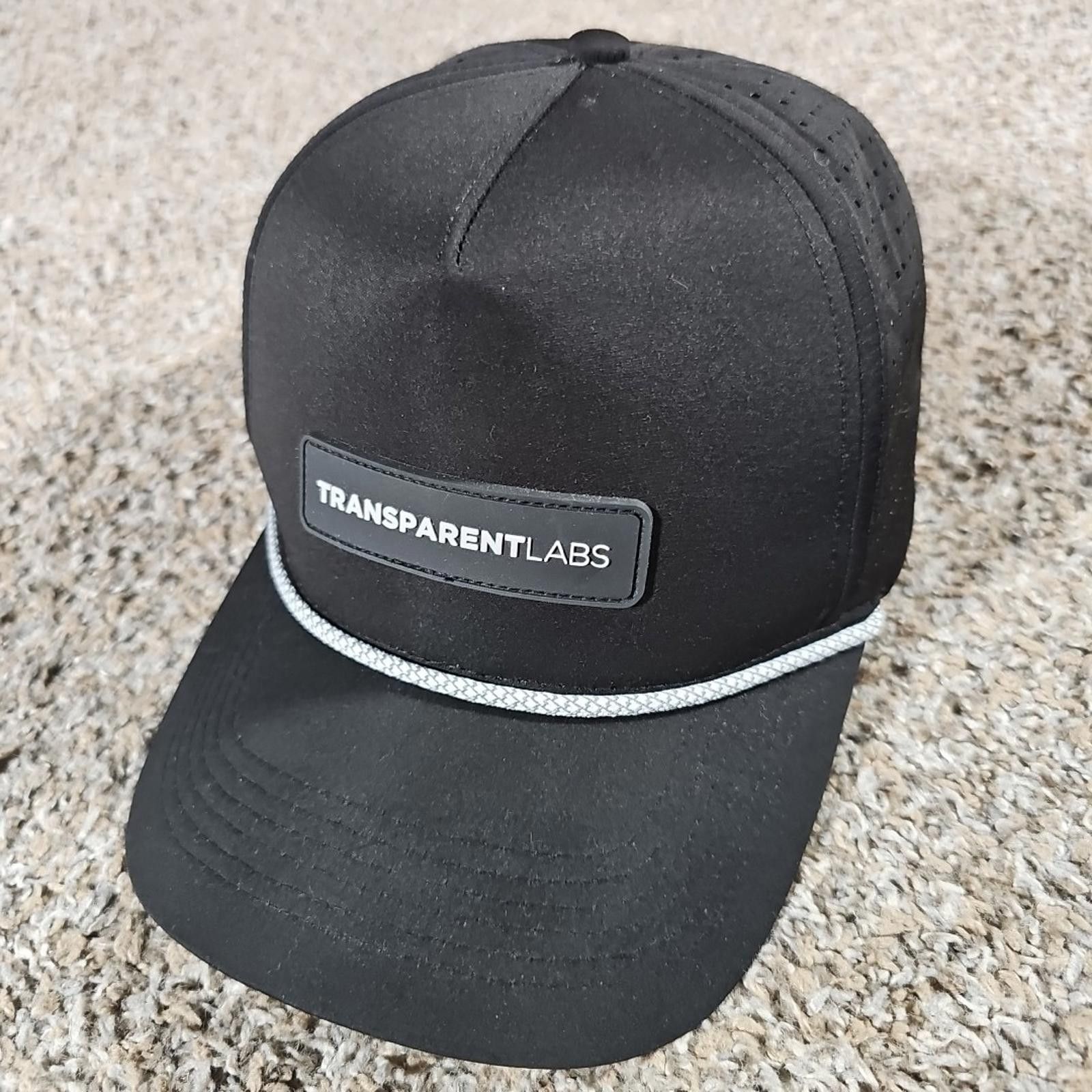 The Unbranded Brand Transparent Labs Snapback Trucker Hat Black OS Mesh Back Size ONE SIZE - 1 Thumbnail
