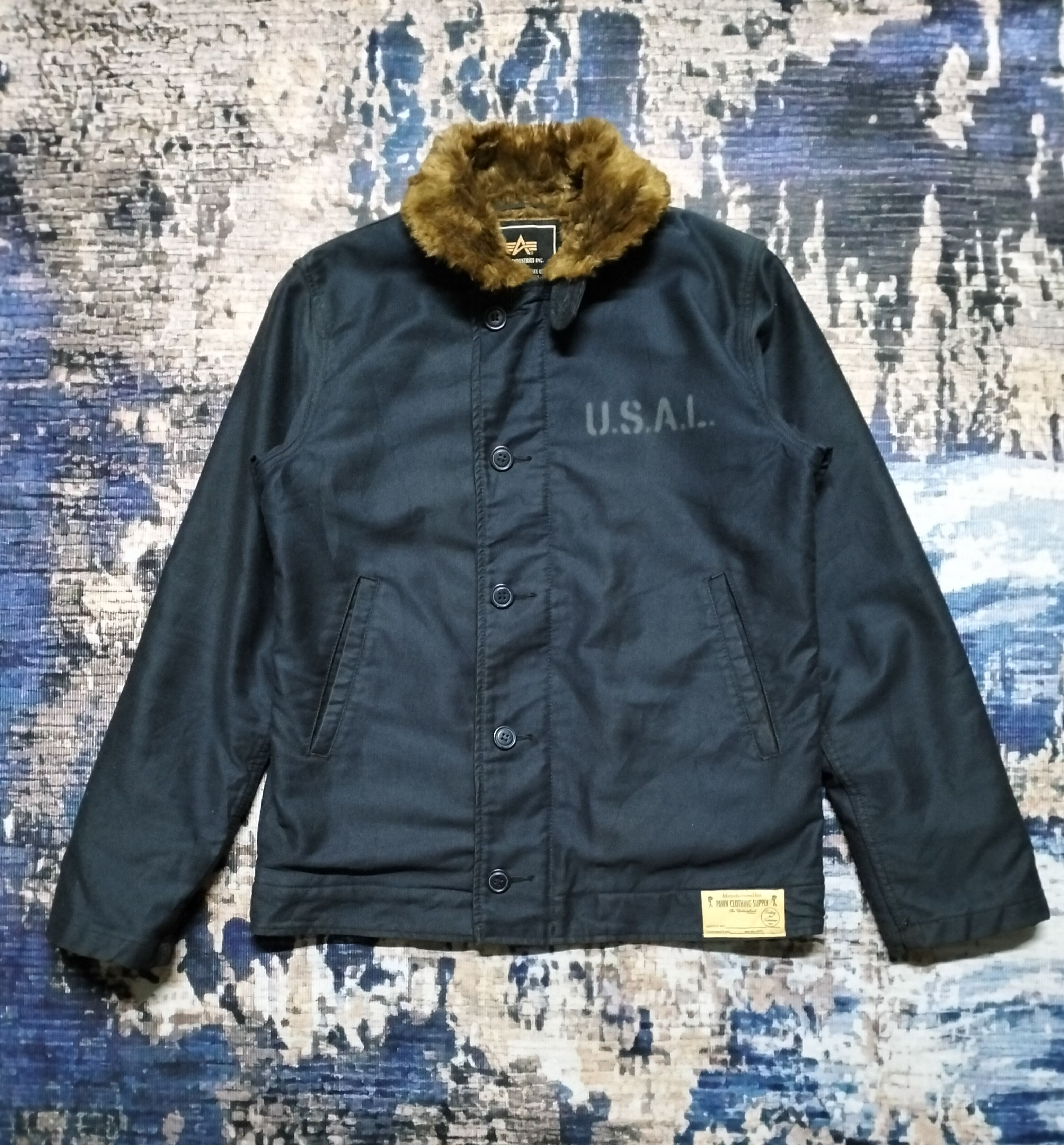 Alpha Industries Vintage Alpha Industries N-1 Deck Jacket "Pawn Nomads" Size US M / EU 48-50 / 2 - 2 Thumbnail