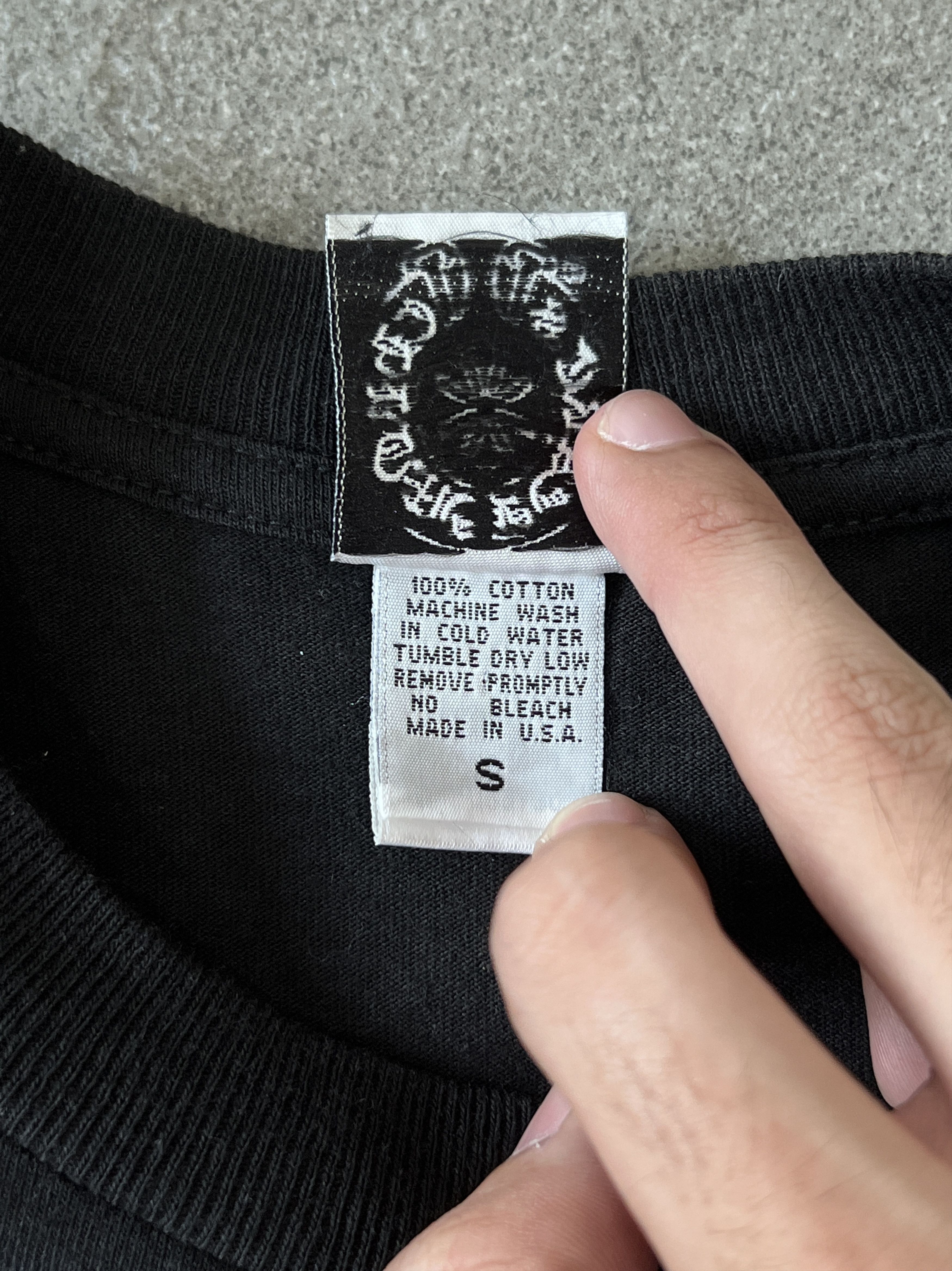 Chrome Hearts Chrome Hearts Winged Skull Pocket Tee Black S Size US S / EU 44-46 / 1 - 7 Thumbnail