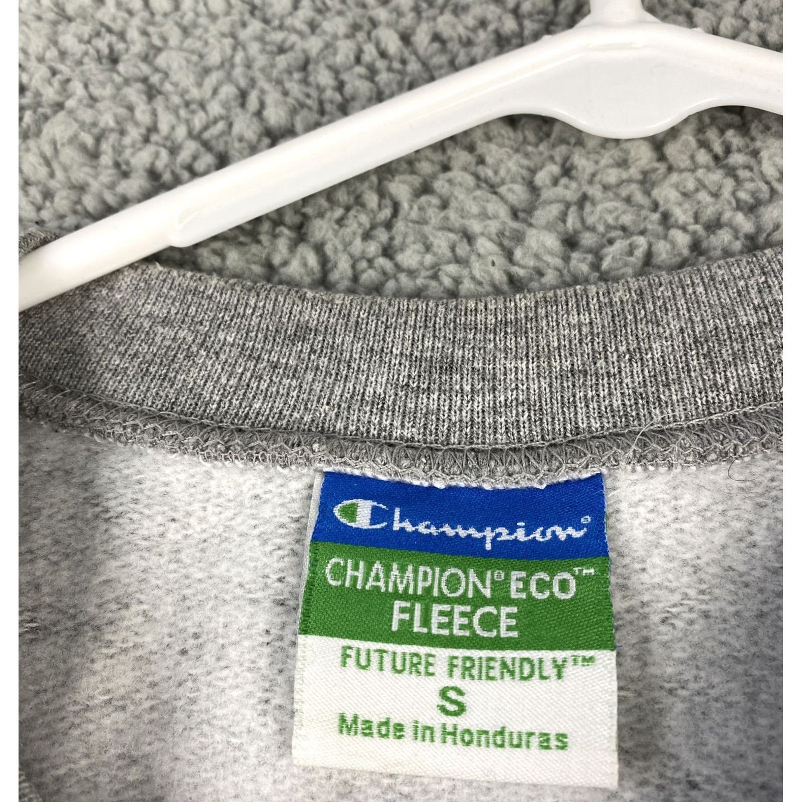 Champion VINTAGE Champion Sweatshirt Men's S Gray Long Sleeve Crew Neck Pullover Graphic Logo 80s 90s Retro Casual Mens Size US S / EU 44-46 / 1 - 3 Thumbnail