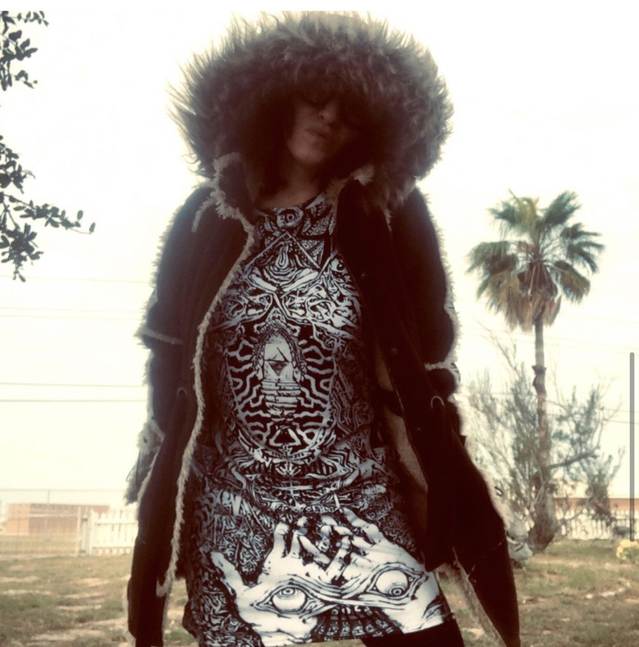 Other It's Getting Nearer Obscure Psychedelic Art T Shirt Dress Size L / US 10 / IT 46 - 2 Thumbnail