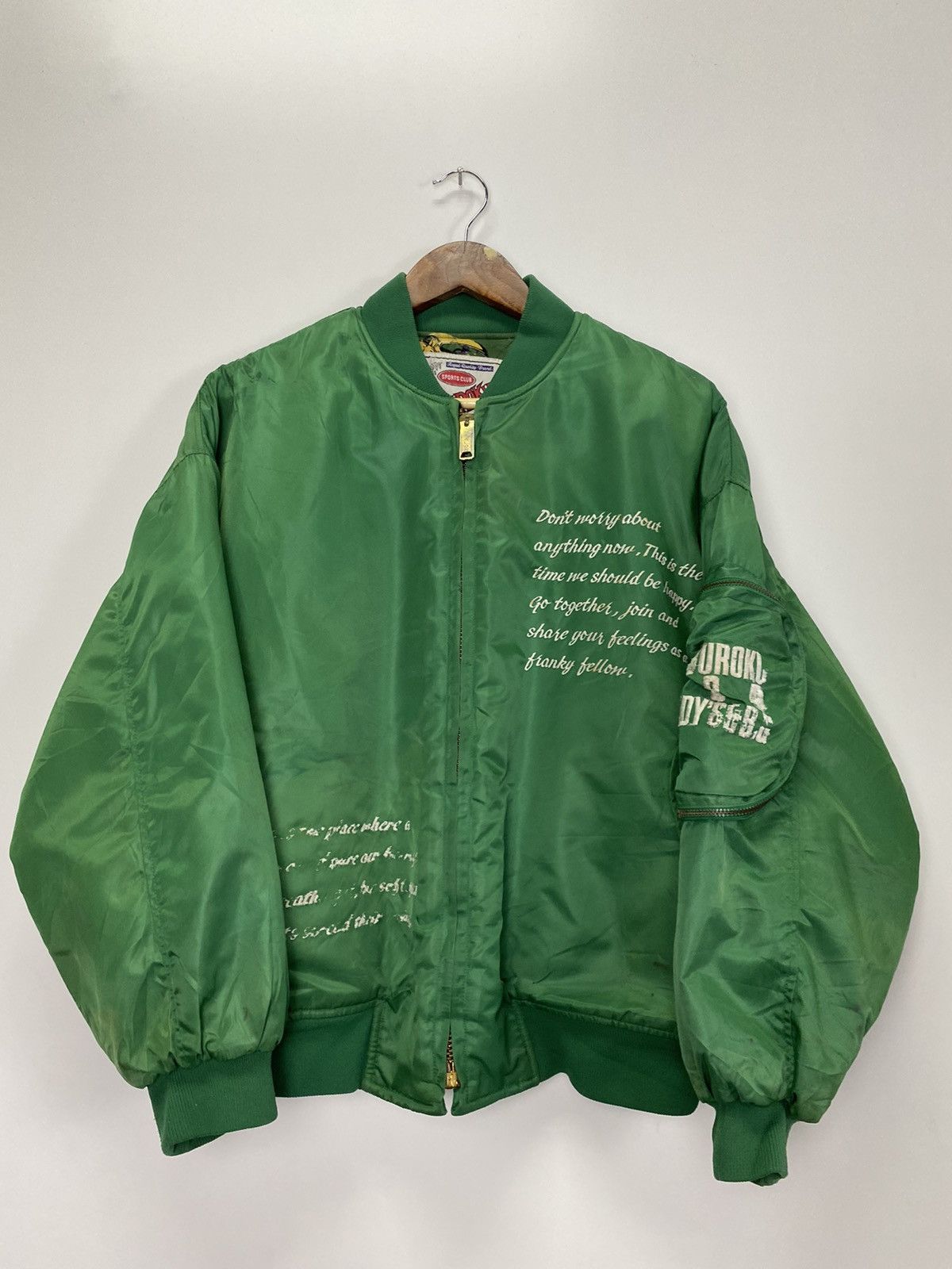 Japanese Brand × Vintage Vintage Saburoku Bomber Jacket Size US XL / EU 56 / 4 - 10 Thumbnail