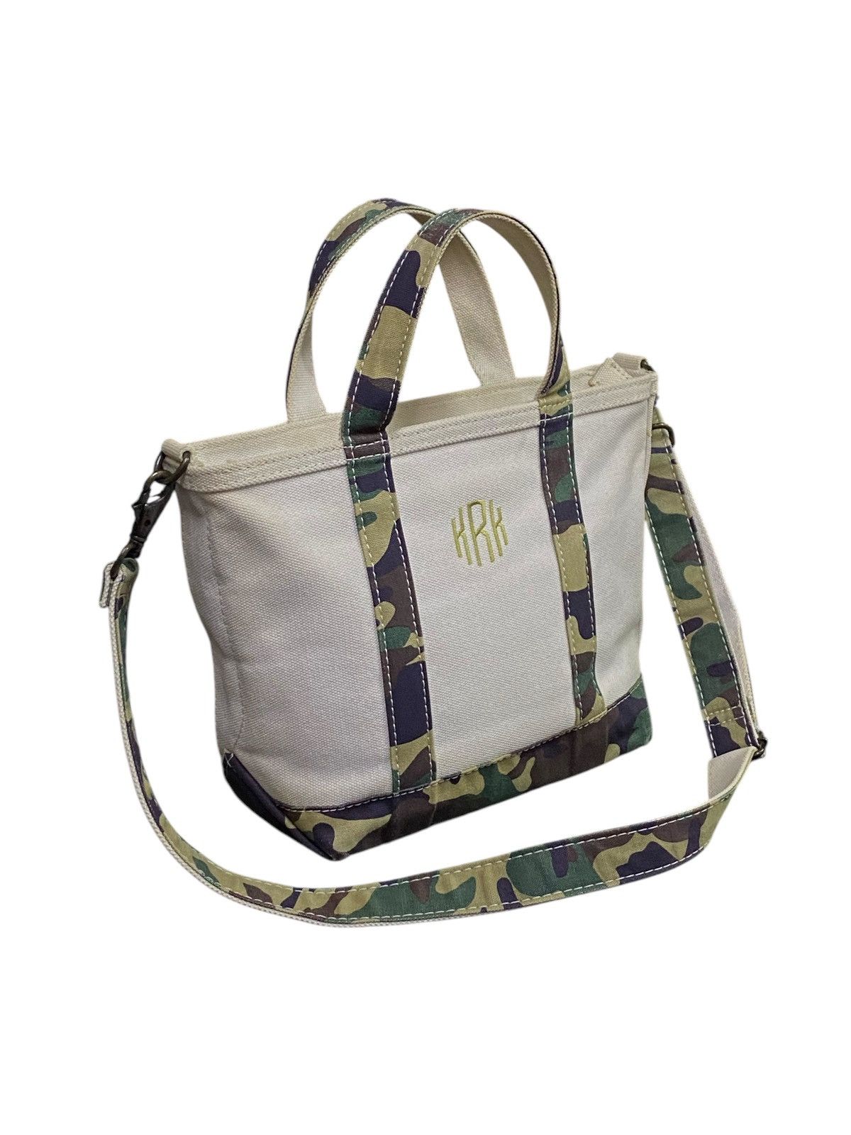 L.L. Bean × Vintage L.L.Bean “KRK” Camo Crossbody / Tote Bag Size ONE SIZE - 8 Thumbnail
