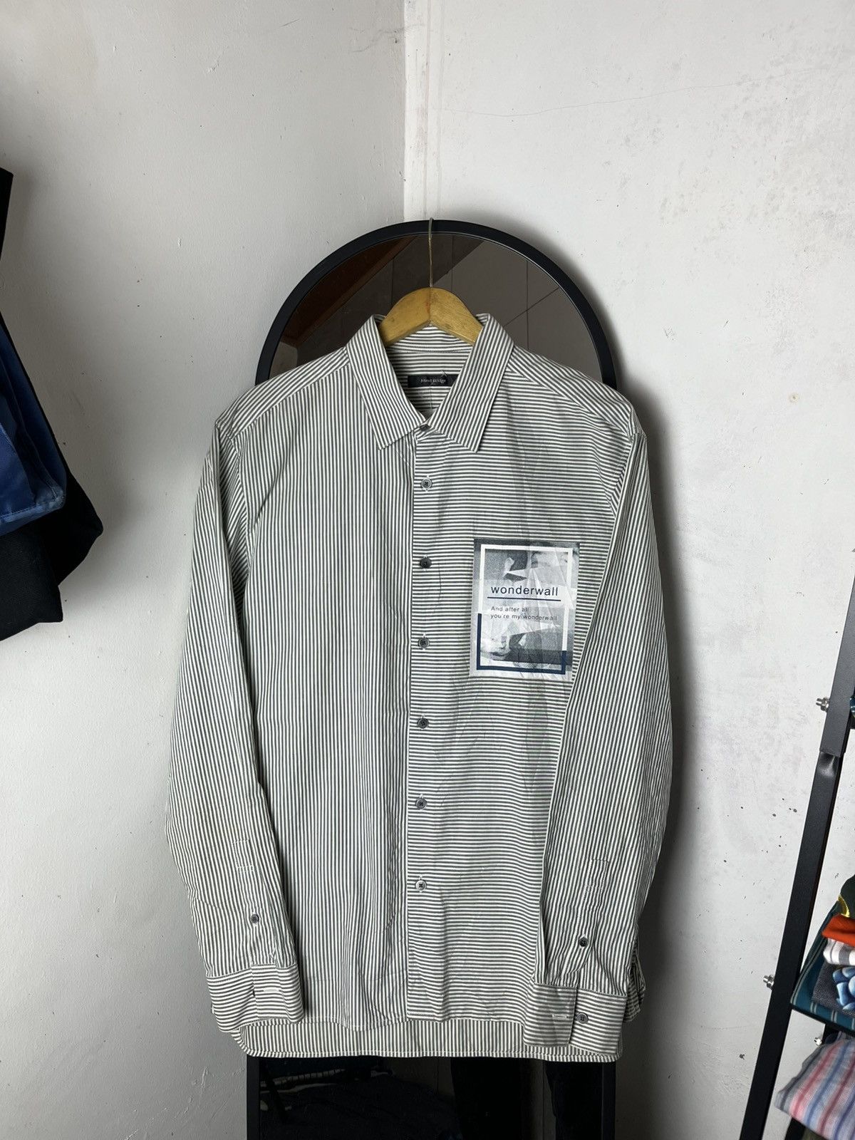 Issey Miyake mindbridge striped wonderwall oasis /cdg/kapital/issey Size US L / EU 52-54 / 3 - 1 Thumbnail