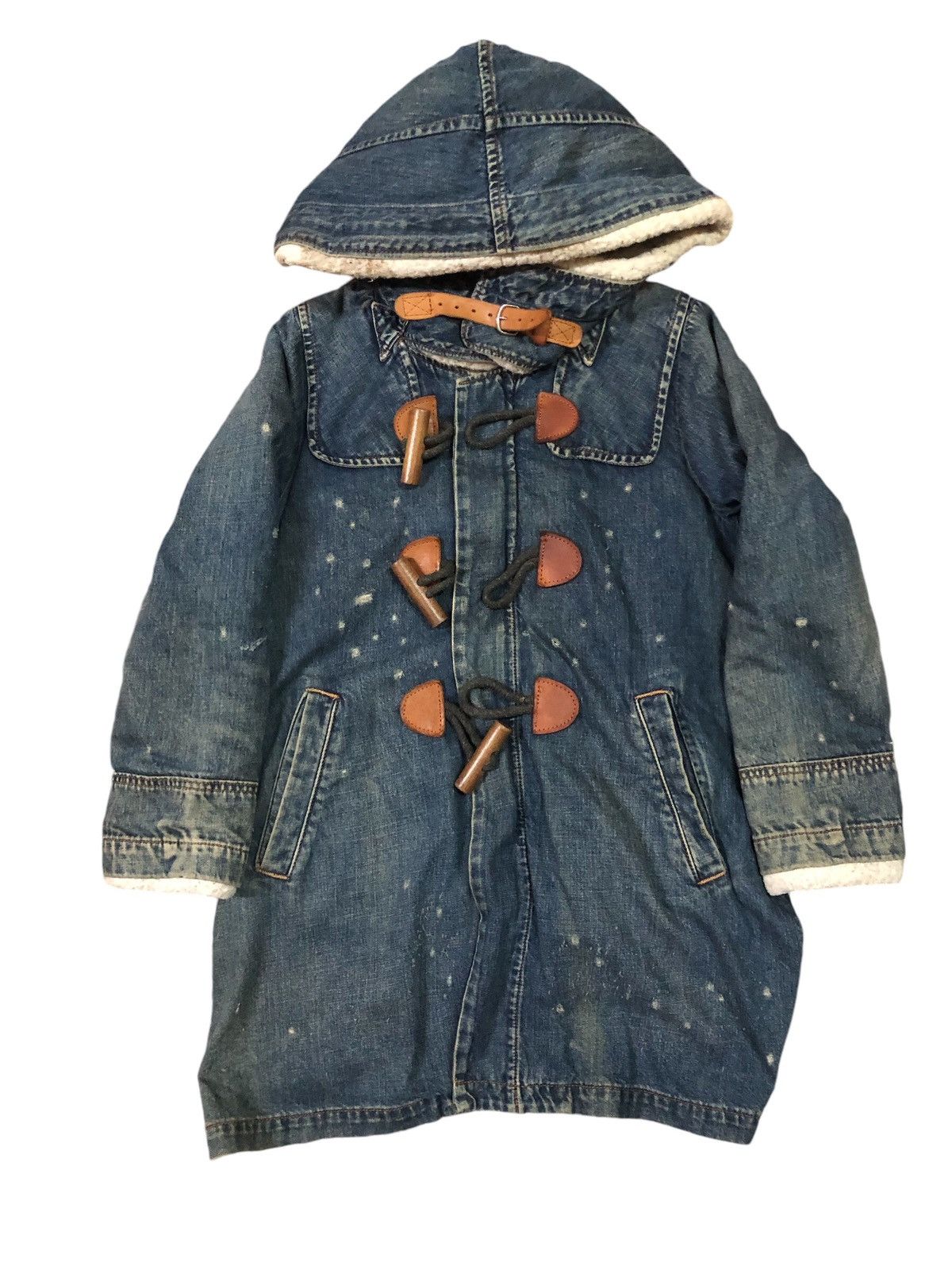 Rna Inc Punk Rockabilly Sherpa Lining Warm Duffle Jacket