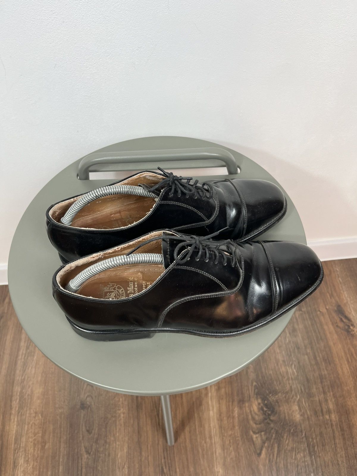 Other James Mark Black Leather Cap Toe Oxford Shoes Men US 10 Size US 10 / EU 43 - 8 Thumbnail