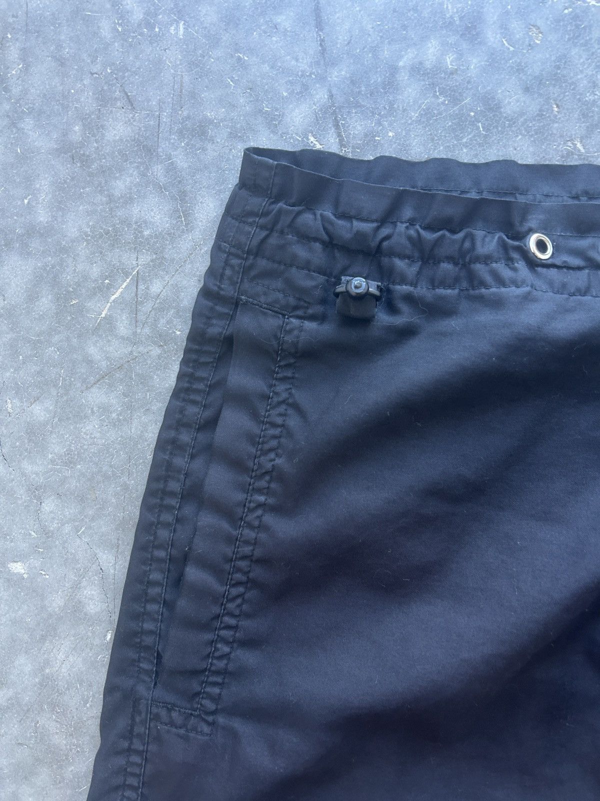 Vintage Vintage Y2K Baggy Black Parachute Pants Size US 34 / EU 50 - 2 Thumbnail