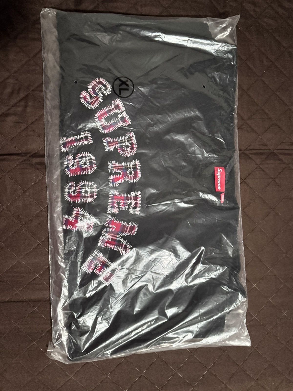 Supreme Supreme Plaid Arc Crewneck Size US XL / EU 56 / 4 - 1 Thumbnail