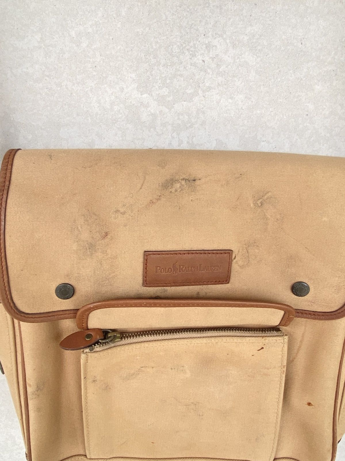 Other Vintage Ralph Lauren Shoulder Bag Cream And Brown Size ONE SIZE - 4 Thumbnail