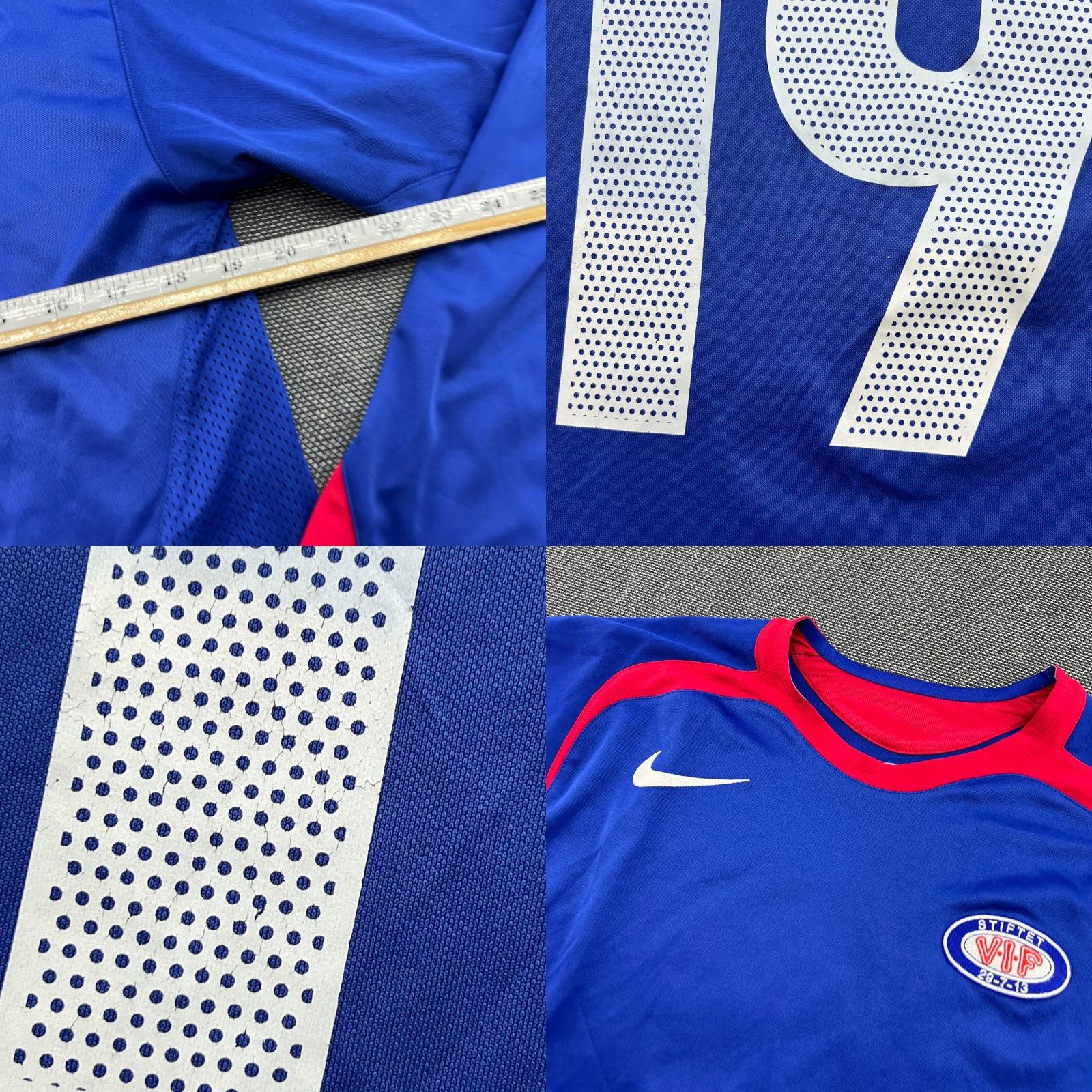 Nike Nike Valerenga 2006-2007 Home Football Jersey Mens Medium Blue T-Shirt Athletic Moisture Wicking Quick Dry Vintage Player Issue Exhibition Mens Size US M / EU 48-50 / 2 - 8 Thumbnail