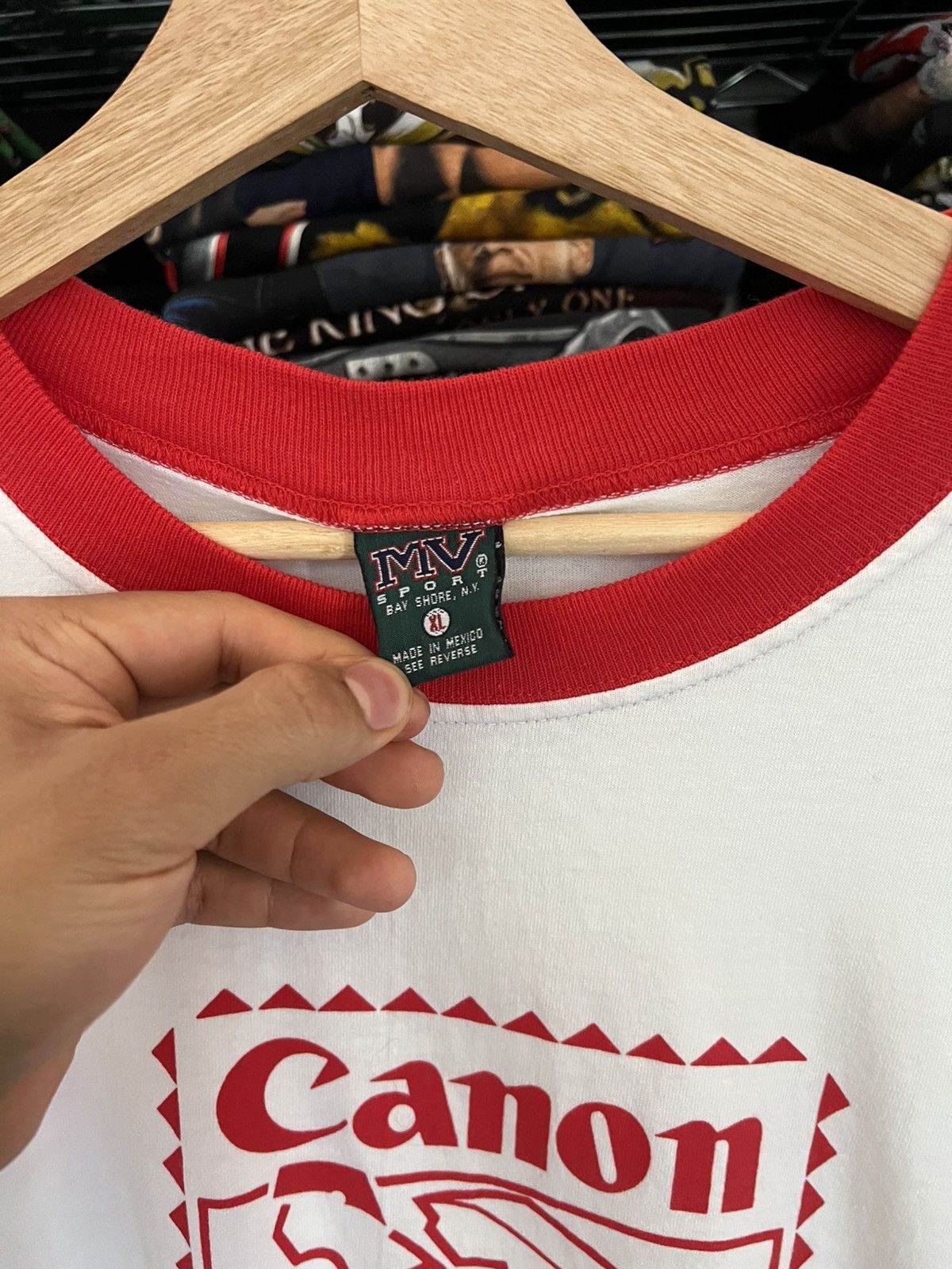 Canon 1996 Canon Long Island Marathon Stamp Tee Size US XL / EU 56 / 4 - 4 Thumbnail