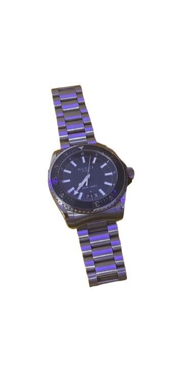 Gucci Swiss Blue Dial Stainless Steel 45mm Dive Watch by GUCCI Size ONE SIZE - 2 Thumbnail