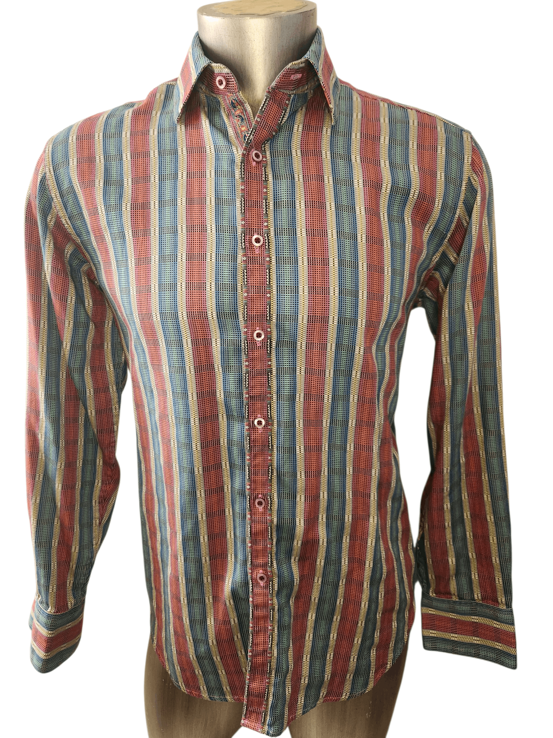 Robert Graham woven stripes Size US M / EU 48-50 / 2 - 1 Thumbnail