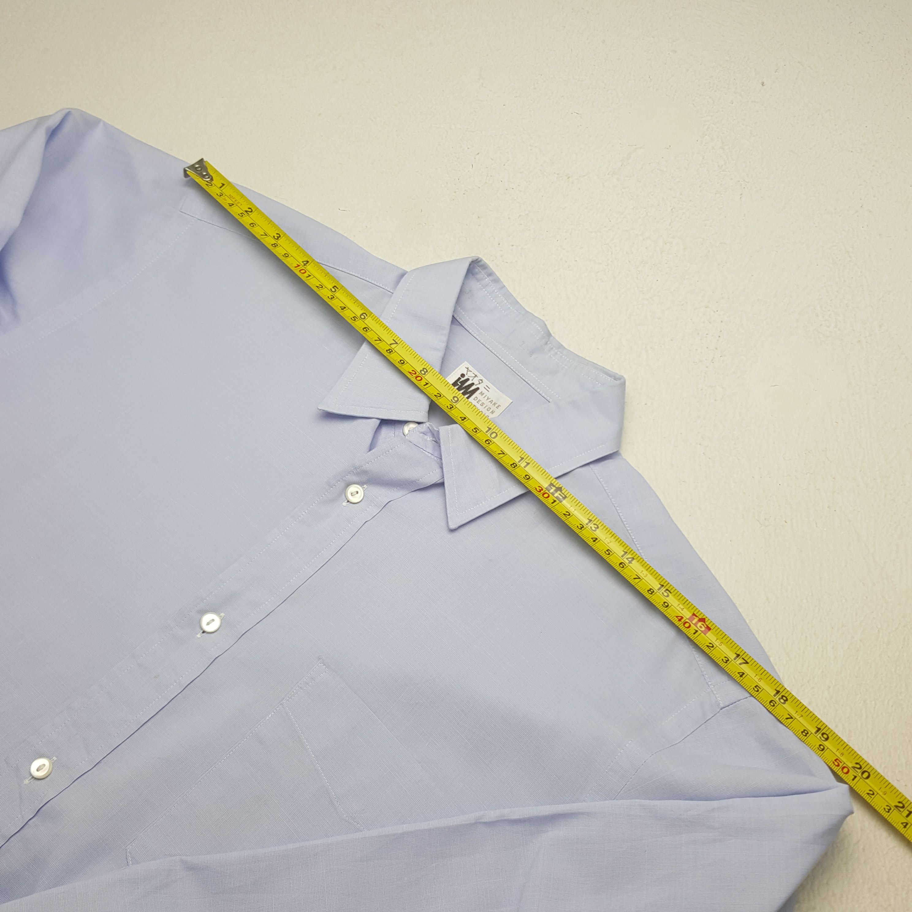 Issey Miyake Vintage IM Issey Miyake Japanese Designer Plain Shirt RR8 Size US S / EU 44-46 / 1 - 9 Thumbnail