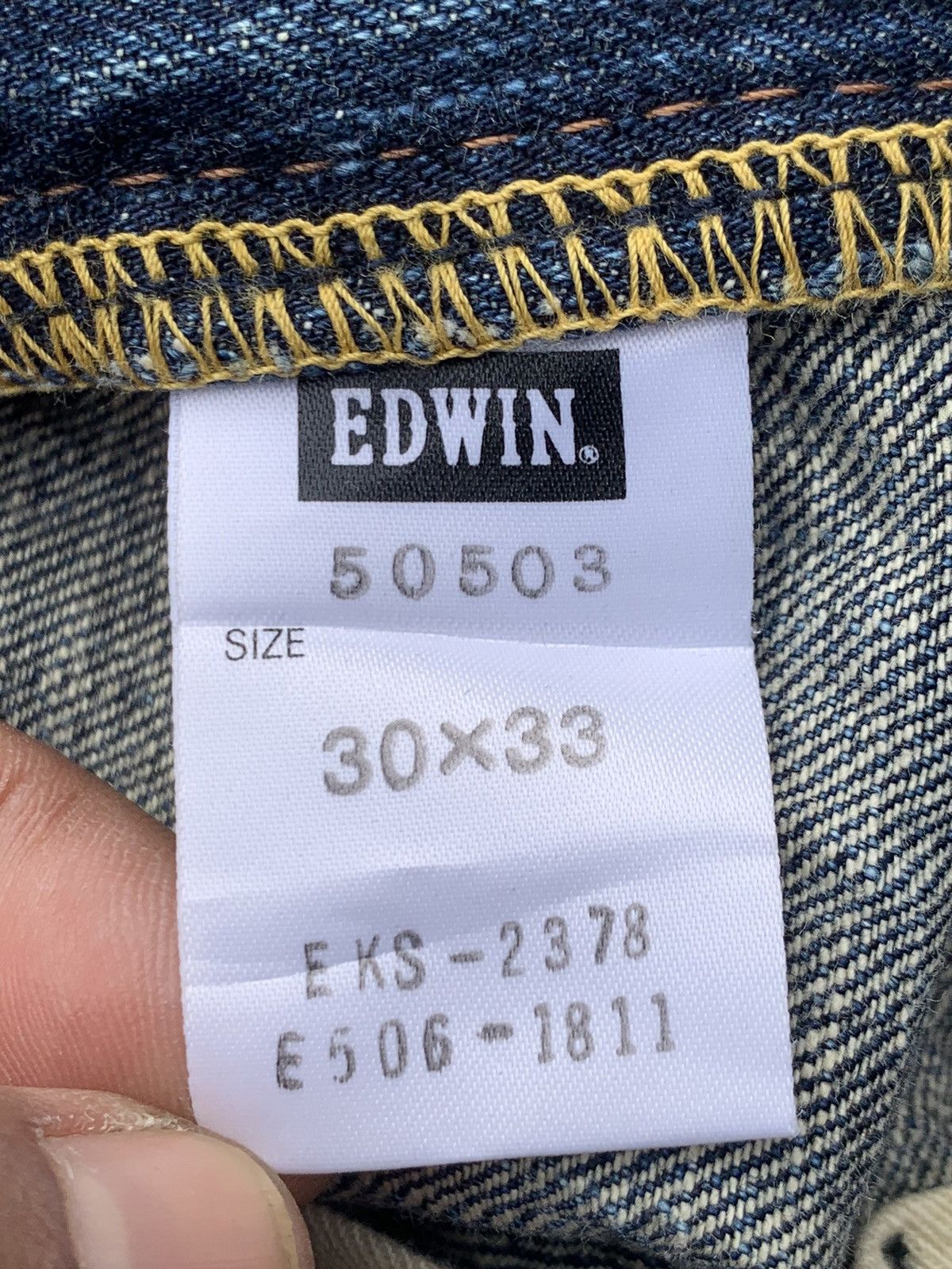 Edwin Distressed Edwin selvedge nice faded blue. Size US 32 / EU 48 - 10 Thumbnail