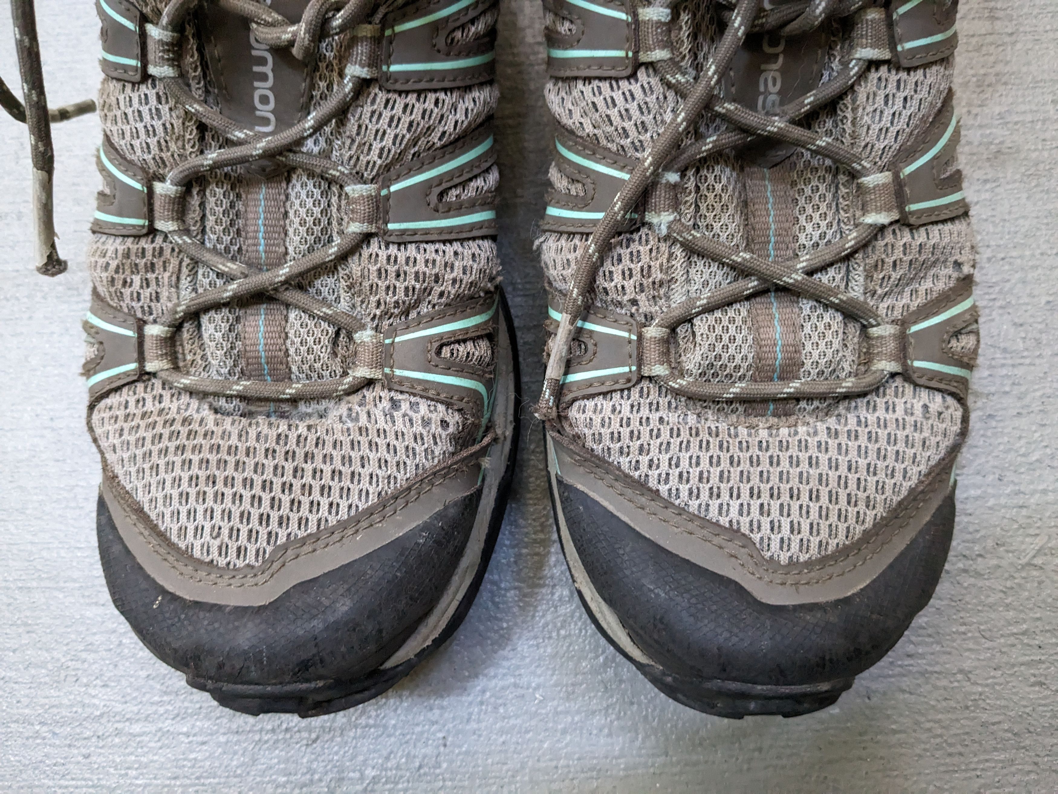 Salomon Salomon X Ultra Hiking Boots 8.5 Gray Green Gore-tex Size US 8.5 / EU 41-42 - 3 Thumbnail
