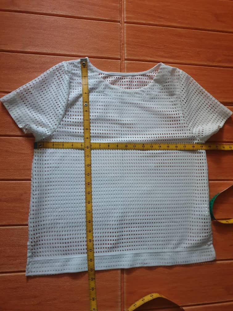 Japanese Brand Punk rock harajuku white colour Mesh Shirt Size S / US 4 / IT 40 - 4 Thumbnail