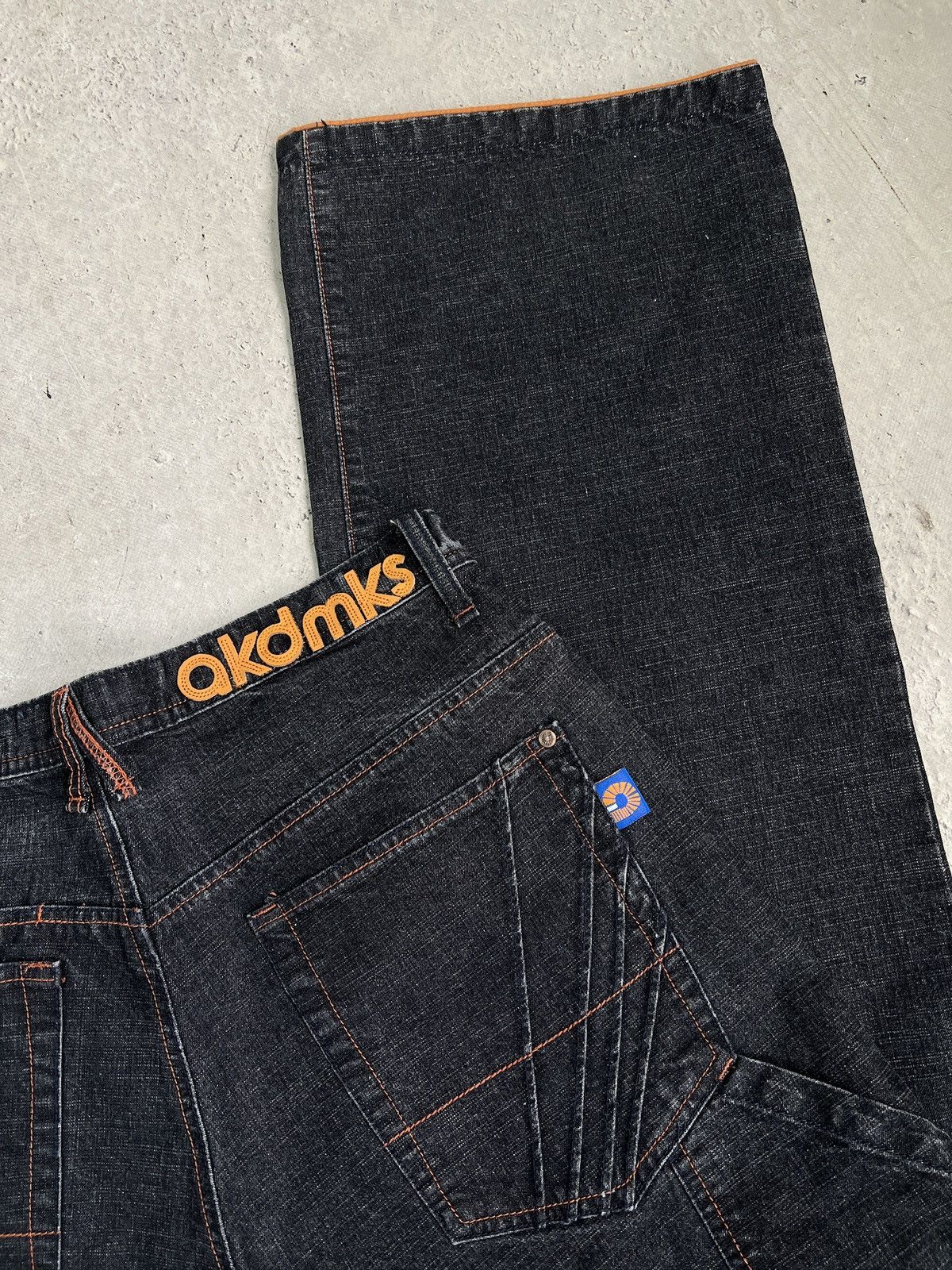 Akademiks Rare baggy fit jnco style distressed jeans y2k style Size US 34 / EU 50 - 12 Thumbnail
