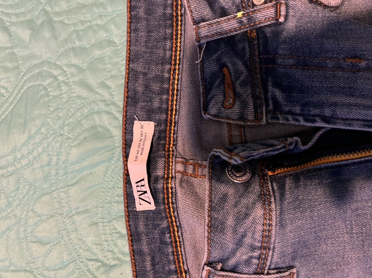 Zara Zara Splatter Paint Jeans Size US 32 / EU 48 - 1 Thumbnail