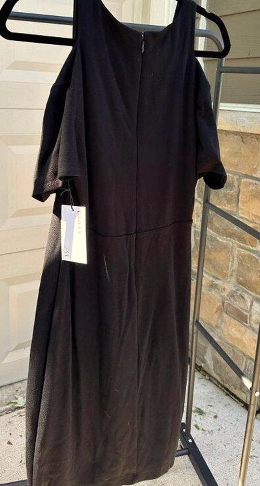 Designer Bailey 44 Womens Black Cold Shoulder Dress Size L Size L / US 10 / IT 46 - 1 Thumbnail