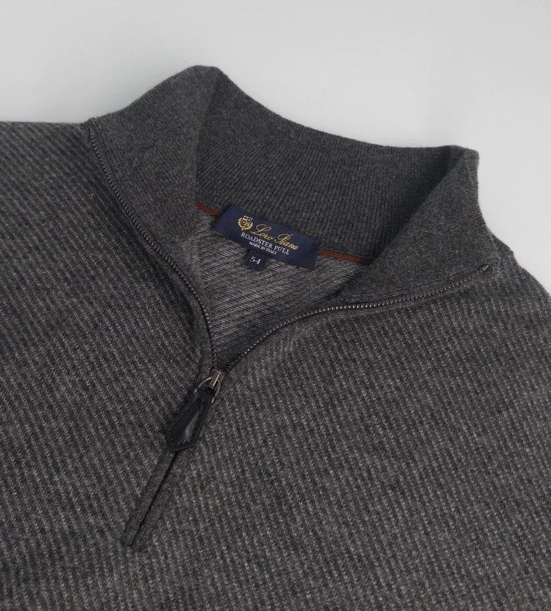 Loro Piana LORO PIANA 25SS Autumn/Winter Men's Roadster Zipper Sweate Size US L / EU 52-54 / 3 - 3 Thumbnail