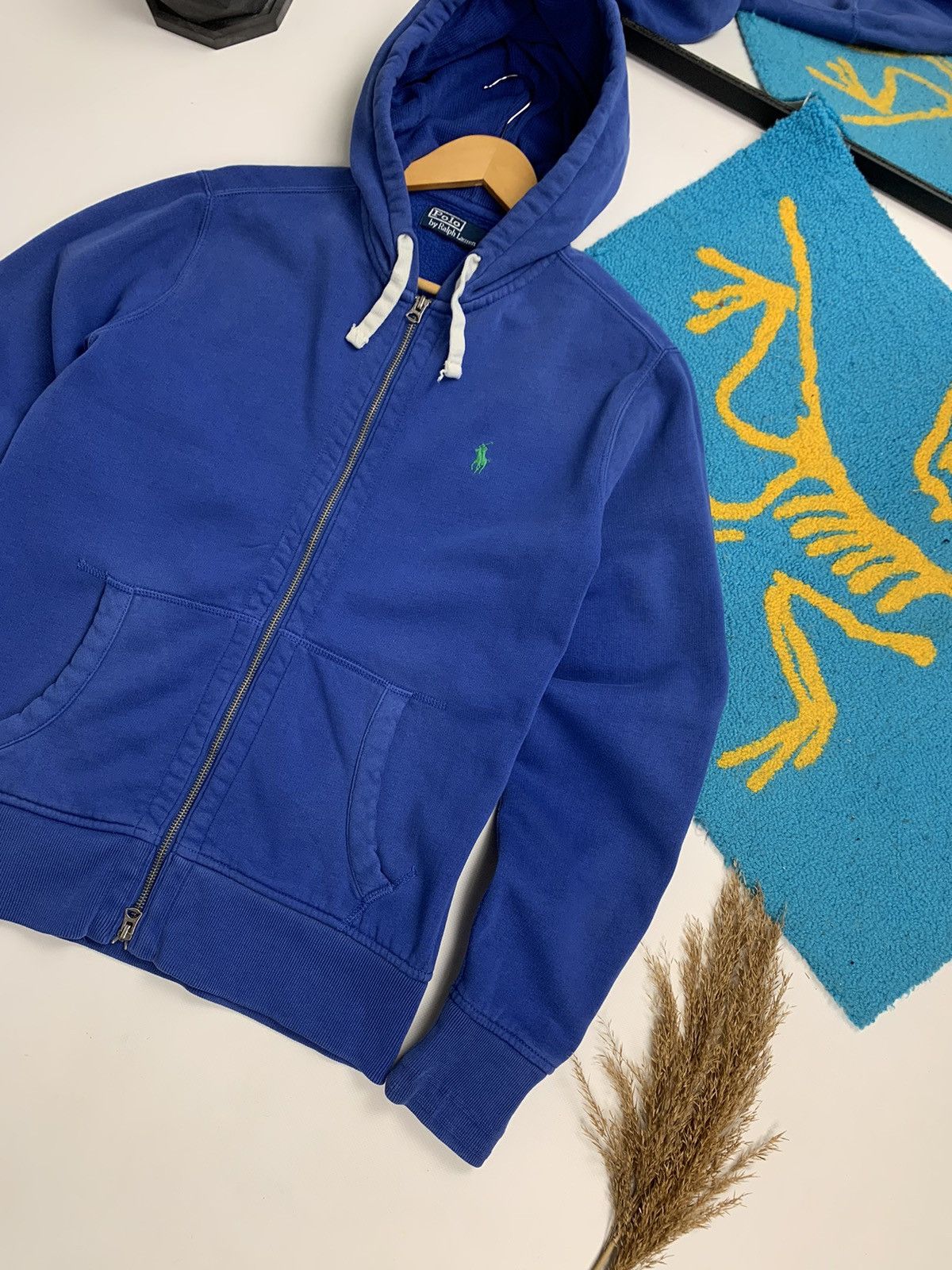 Ralph Lauren × Vintage Vintage Ralph Lauren Y2K Zip Hoodie Size US S / EU 44-46 / 1 - 5 Thumbnail