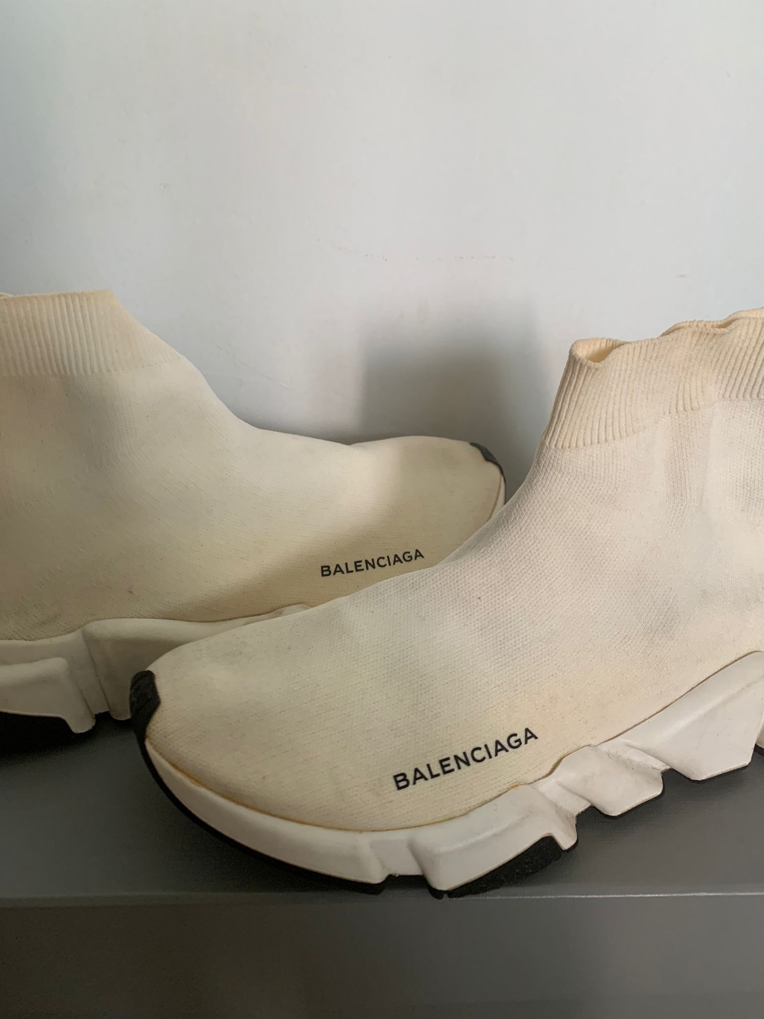 Balenciaga Balenciaga Speed Sneaker Beige Size US 7 / EU 40 - 6 Thumbnail
