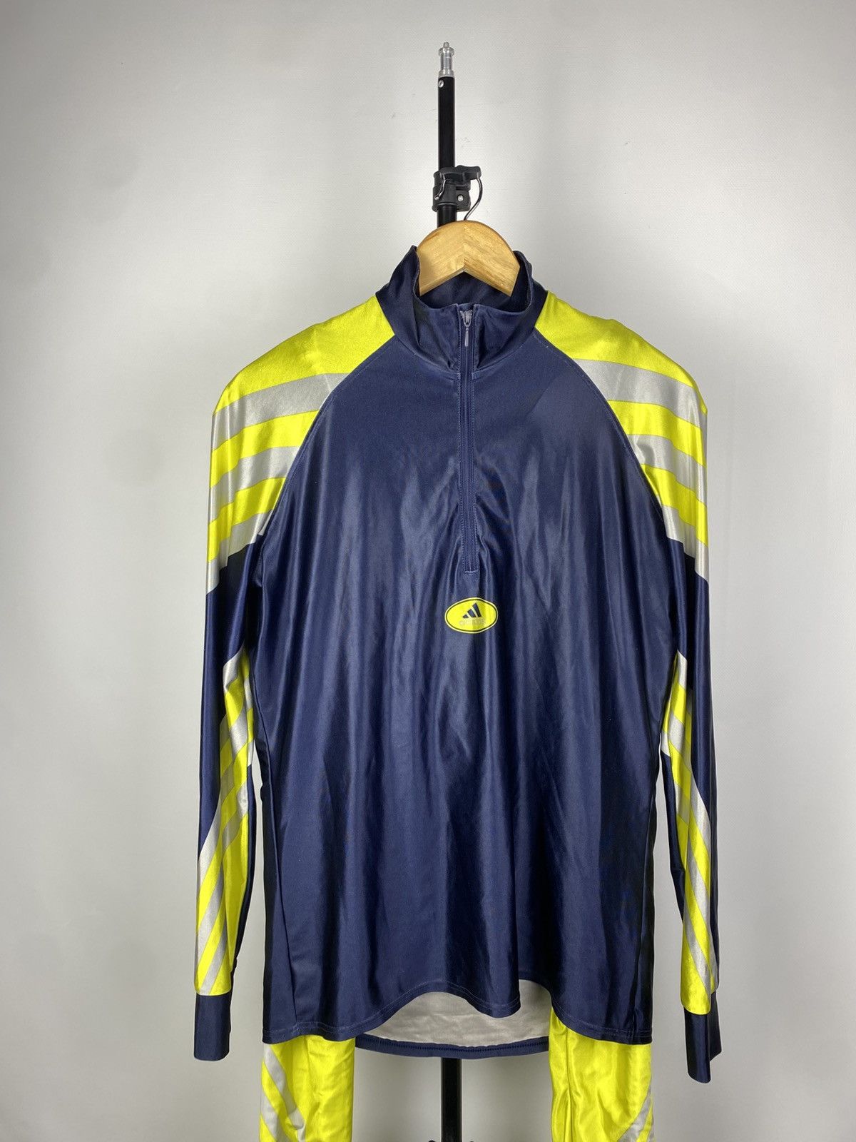 Adidas × Vintage Rare 90s Adidas Track Suit Jacket Pants Vintage Y2K Size US L / EU 52-54 / 3 - 2 Thumbnail