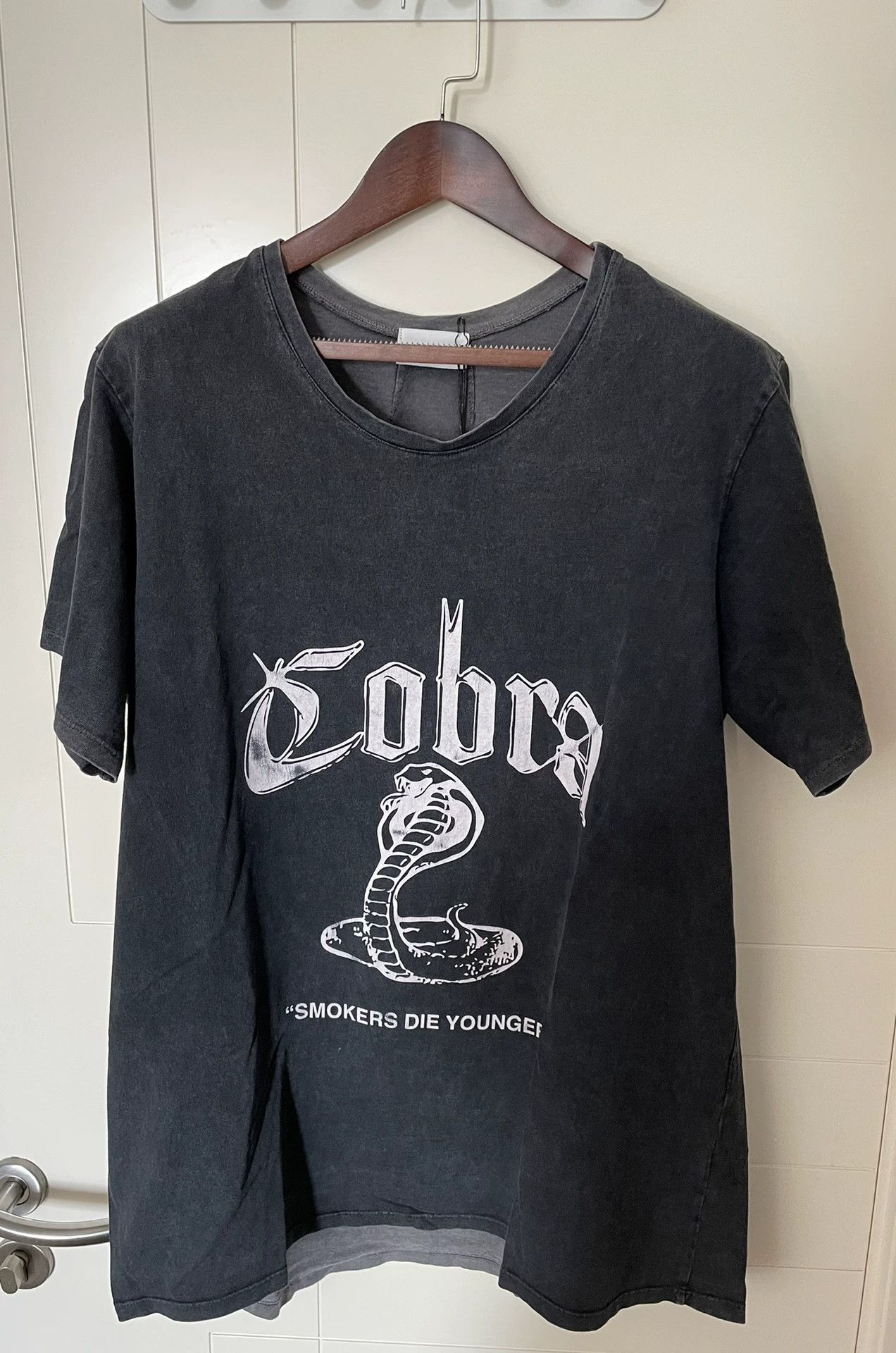 Rhude Rhude 18SS Cobra Washed T-Shirt Size US XL / EU 56 / 4 - 1 Thumbnail