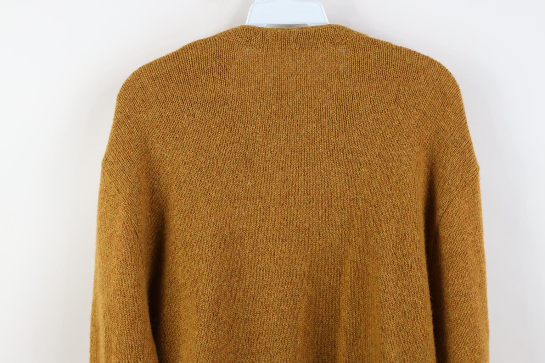 Vintage Vintage 60s Streetwear Cobain Sweater Mustard Yellow USA Size US L / EU 52-54 / 3 - 12 Thumbnail