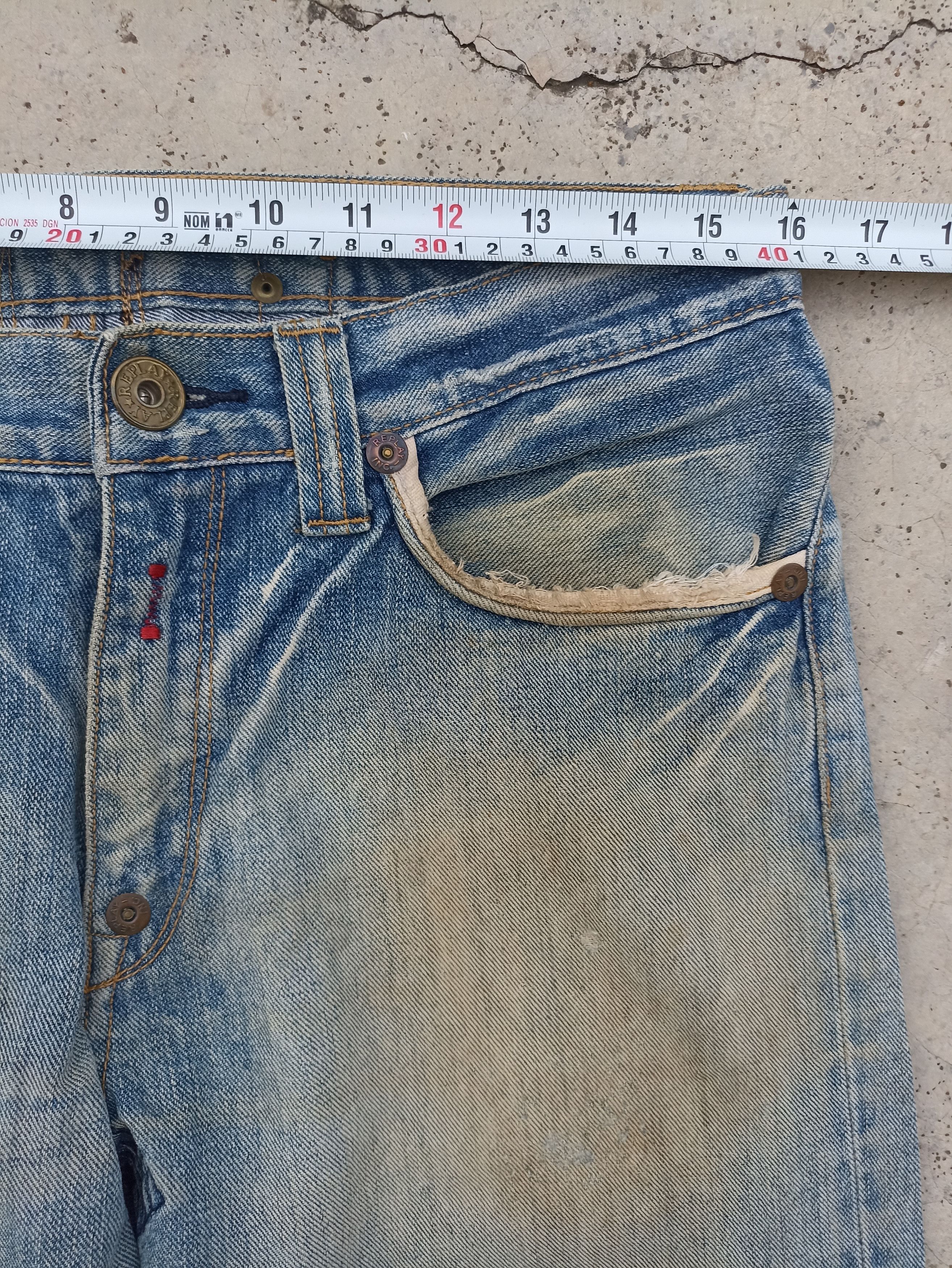 Replay Vintage Replay Jeans distressed denim Size US 30 / EU 46 - 18 Thumbnail