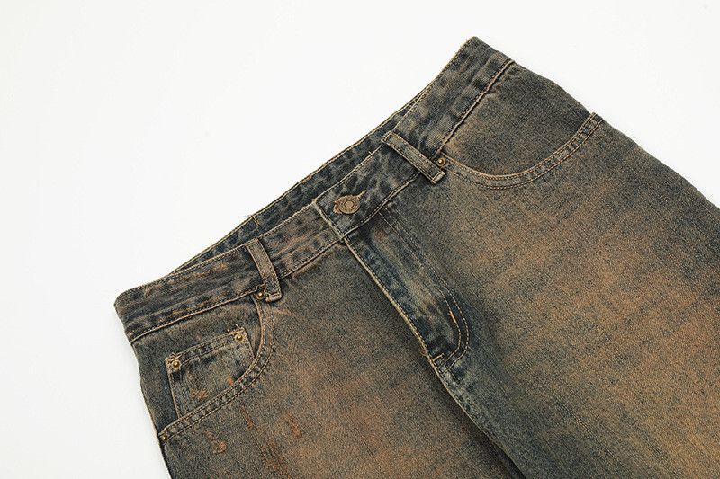 Vintage American retro washed distressed jeans Size US 32 / EU 48 - 4 Thumbnail