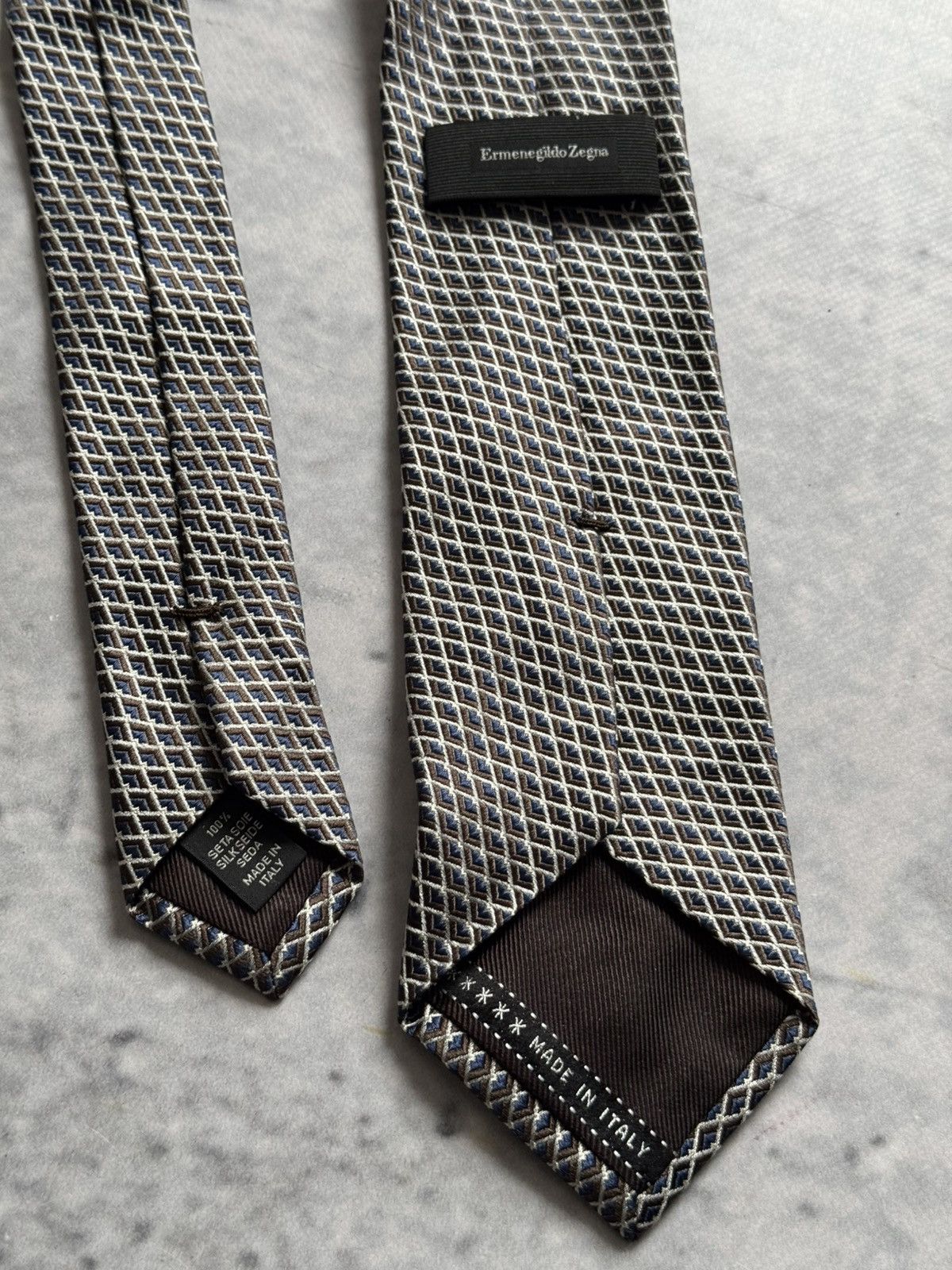 Ermenegildo Zegna Vintage tie Ermenegildo Zegna luxury 90s Size ONE SIZE - 4 Thumbnail