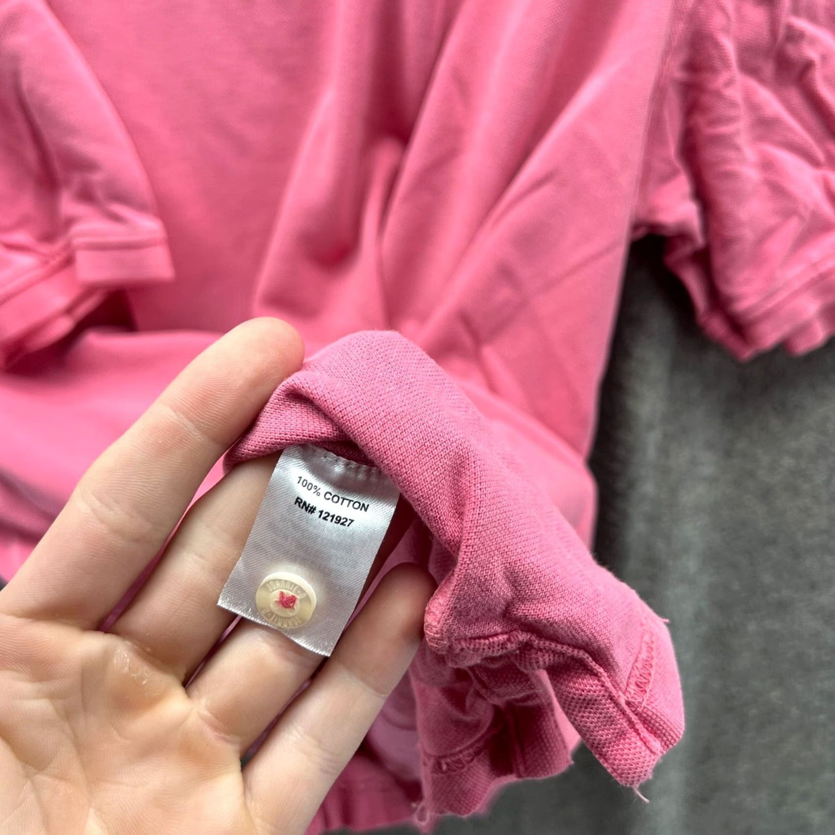 johnnie-O Johnnie-O Polo Shirt Men XL Adult Pink Cotton Preppy Logo Golf Shirt Size 46R - 4 Thumbnail