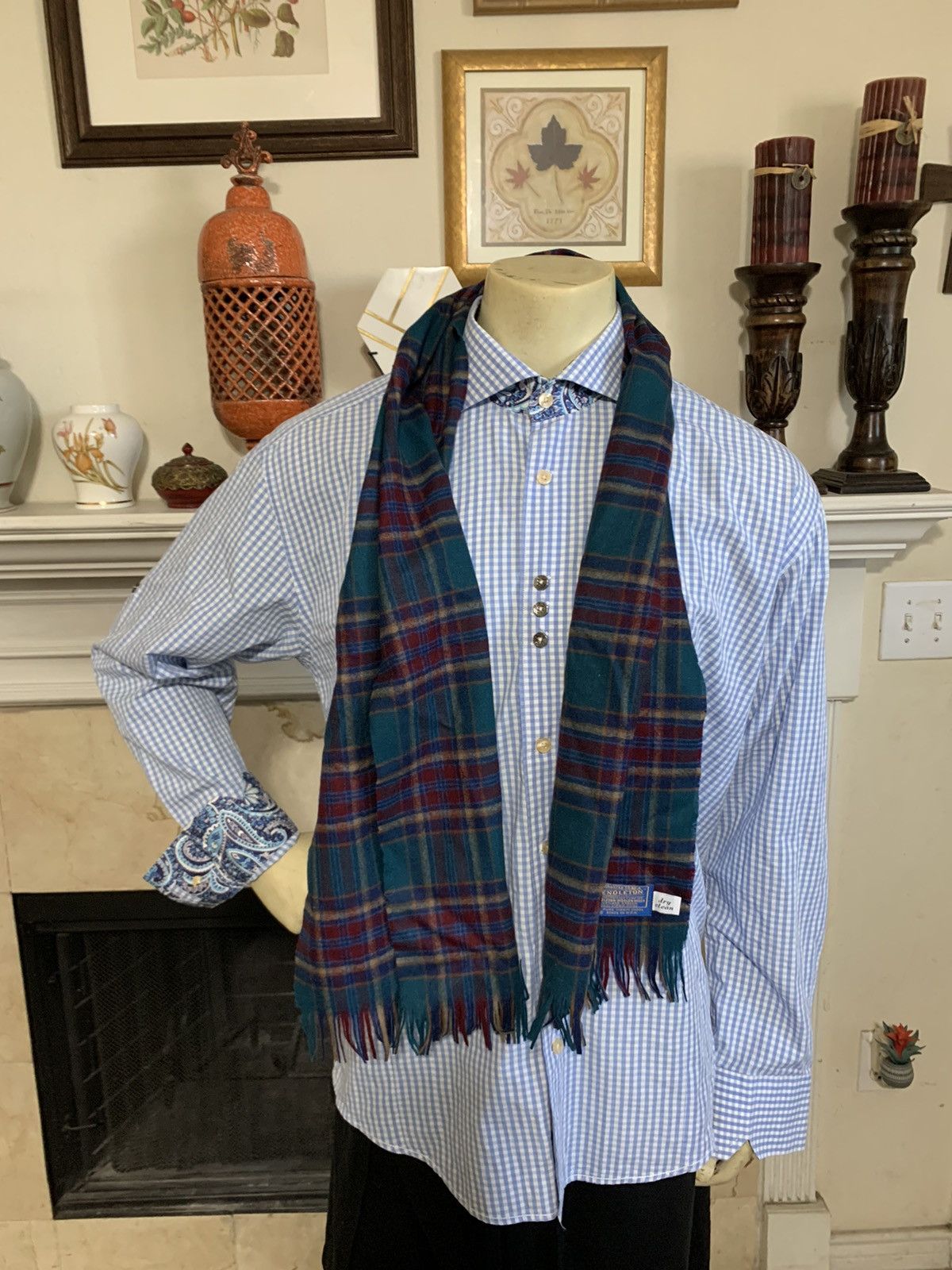 Pendleton 100% Virgin Wool Plaid scarf nwt Size ONE SIZE - 1 Thumbnail
