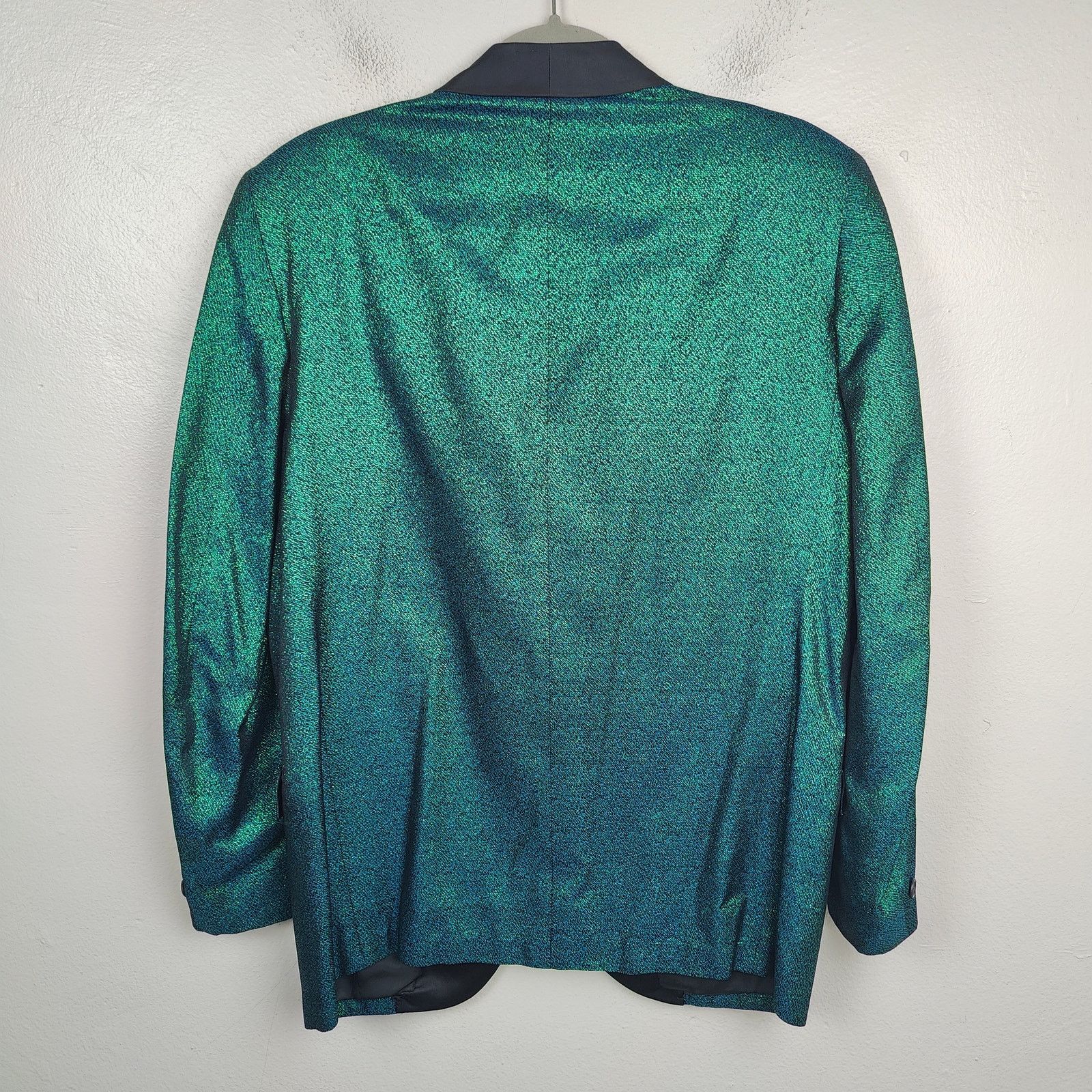 Other Vintage First Nighter Formals Blazer Mens 39R Green Blue Size 40R - 5 Thumbnail