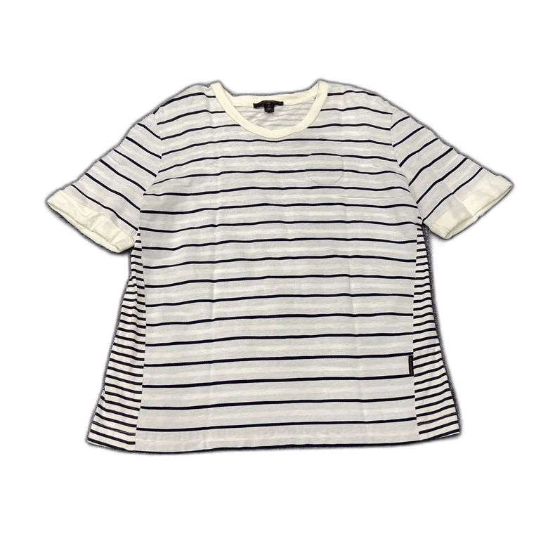 Louis Vuitton Black and White Striped Short Sleeve Shirt-yf Size US L / EU 52-54 / 3 - 1 Thumbnail