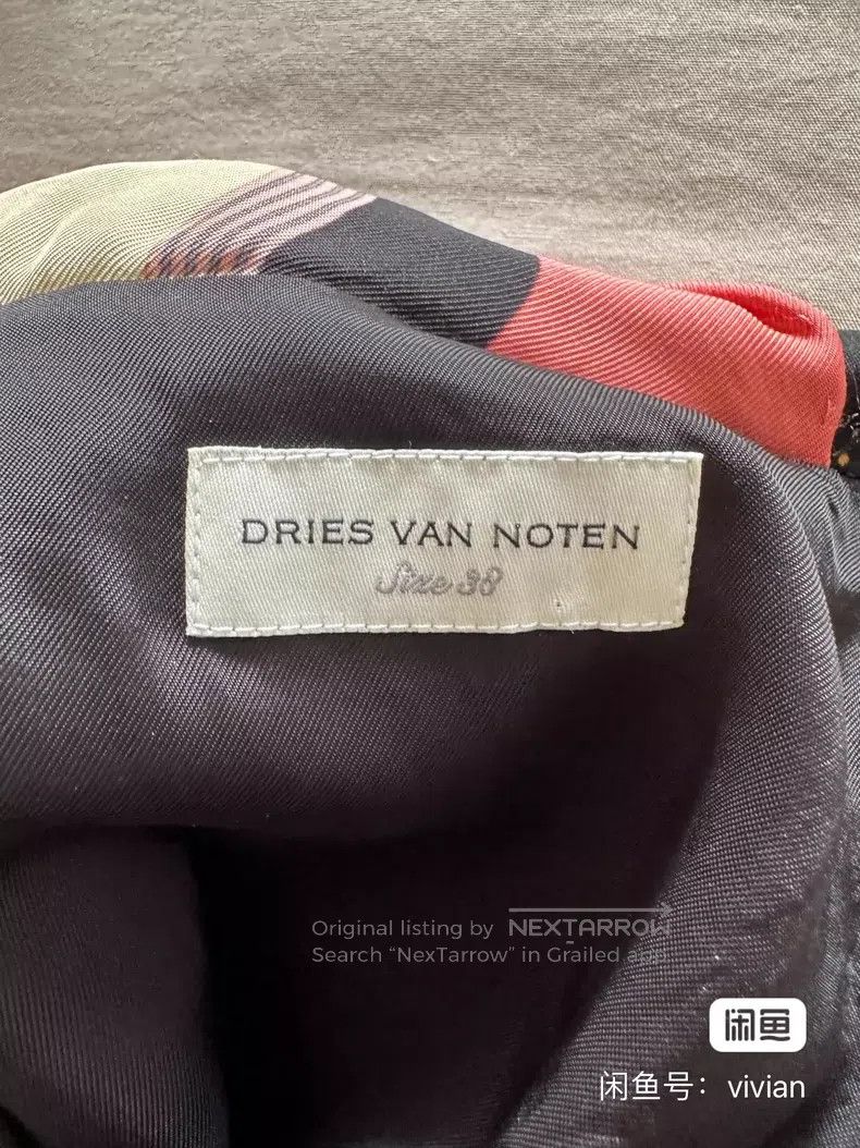 Dries Van Noten Dries Van Noten Silk Scarf Midi Skirt Size 37" - 4 Thumbnail