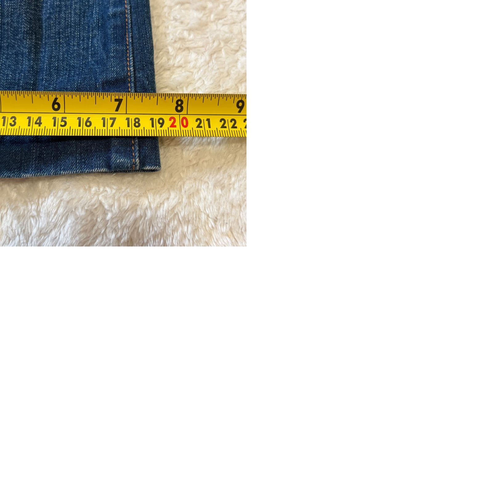 Madewell Rivet & Thread Madewell Crop Jean Womens 24 Blue High Rise Wide Leg Zip Fly USA Jur... Size 42" / US 20 - 9 Thumbnail