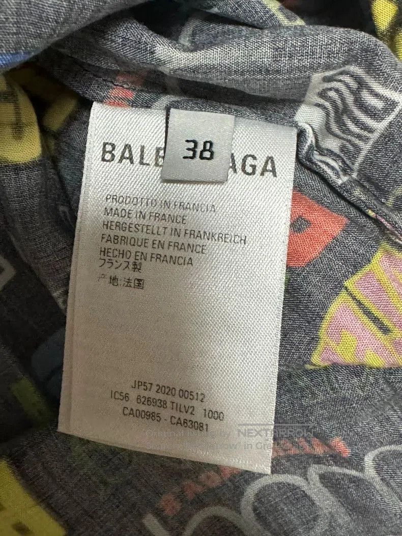 Balenciaga Balenciaga Logo Print Short Sleeve Shirt. Size US S / EU 44-46 / 1 - 3 Thumbnail