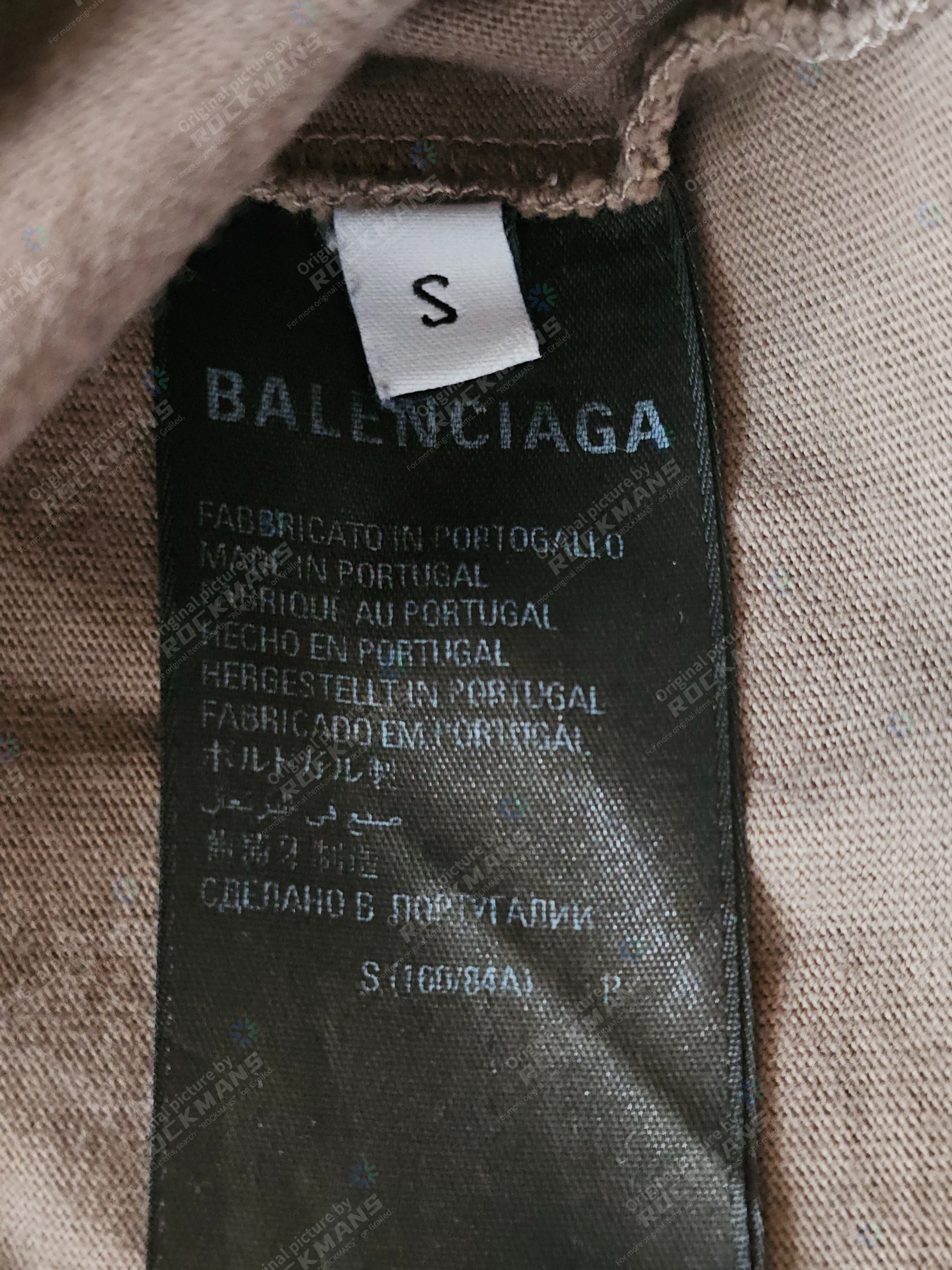 Balenciaga Balenciaga SS22 Knit Crew-Neck Embroidered Logo T-Shirt S Size US S / EU 44-46 / 1 - 8 Thumbnail