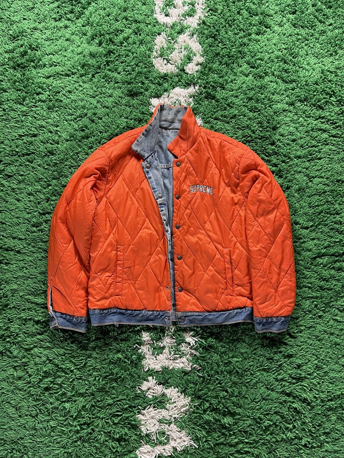 Supreme Reversible Denim/Windstopper Bomber