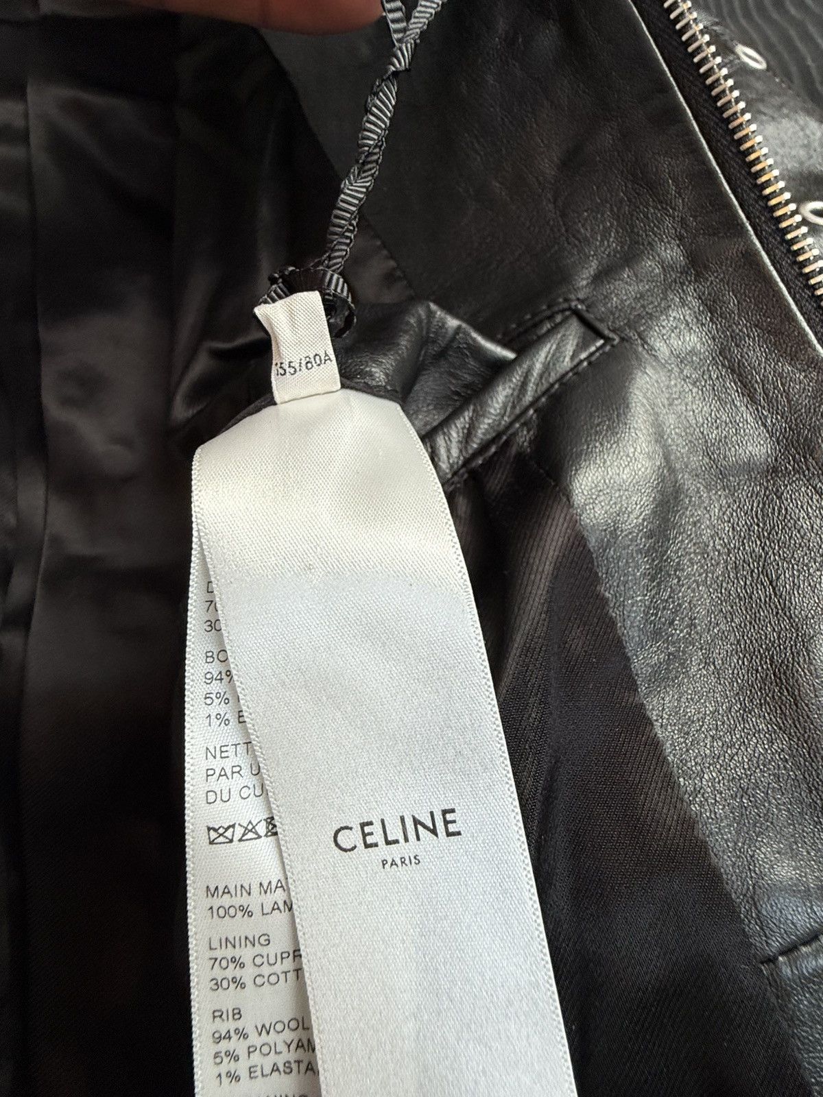 Celine $7k 🤑 FW22 Celine studded eyelet patchwork blouson jacket Size US M / EU 48-50 / 2 - 24 Thumbnail