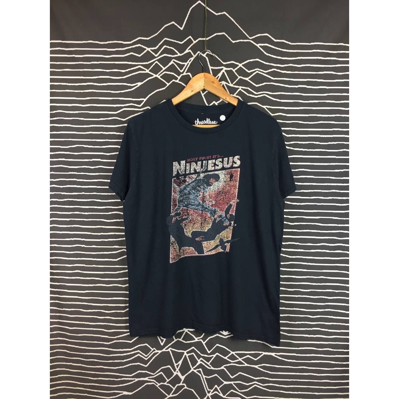 Threadless Threadless Ninjesus Ninja Jesus Funny Humor Tee Size US L / EU 52-54 / 3 - 2 Thumbnail