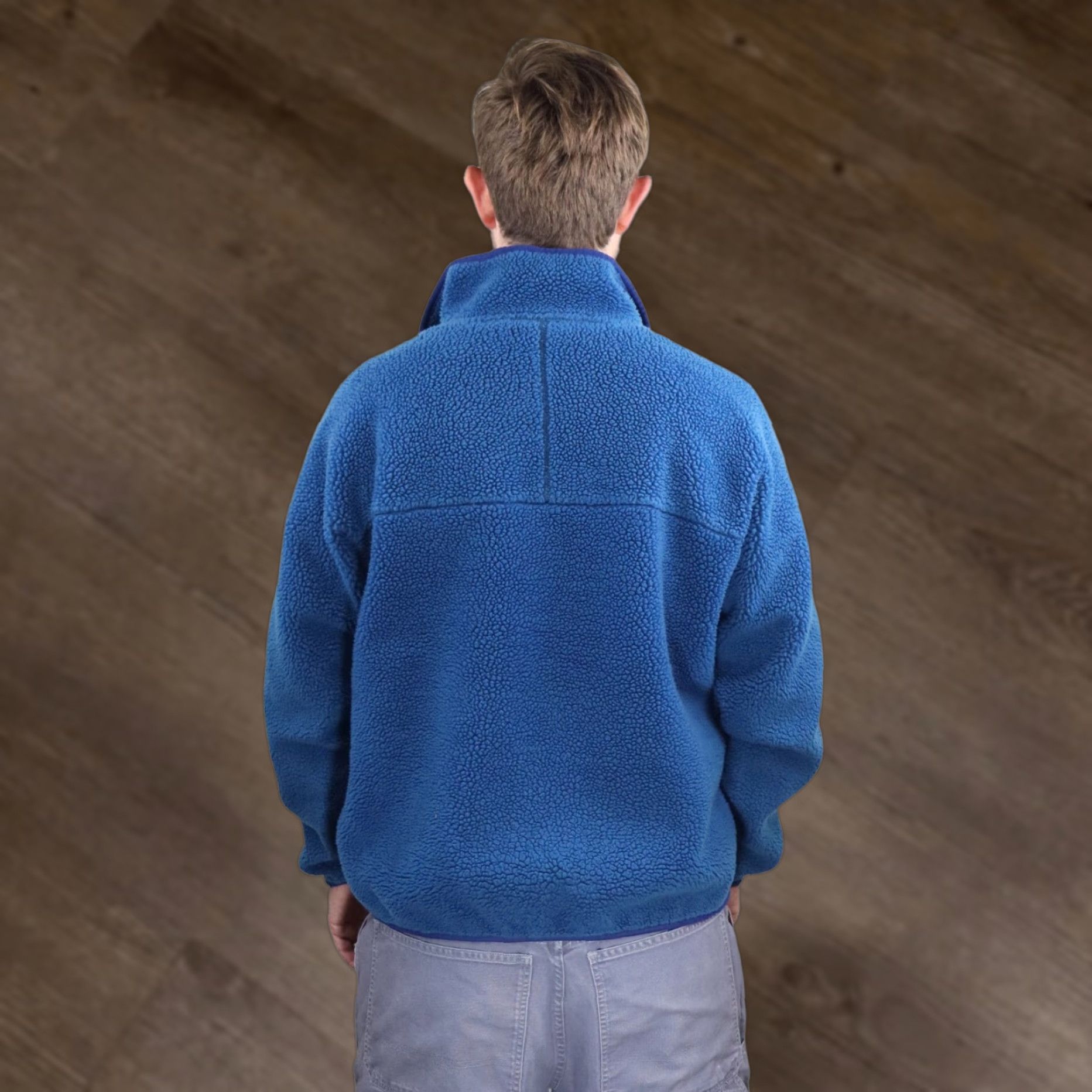 Patagonia VINTAGE Patagonia Retro-X Deep Pile Fleece Jacket Mens L Blue 90s Coat Size US L / EU 52-54 / 3 - 1 Thumbnail